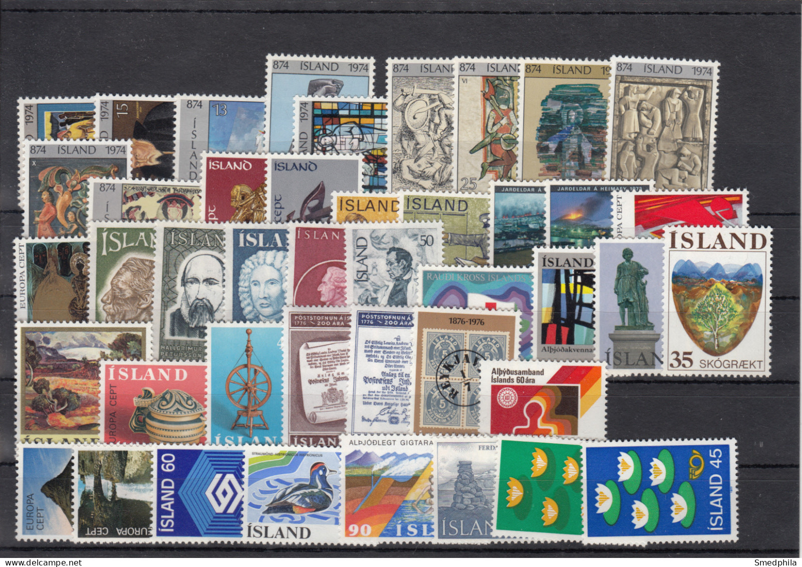 Iceland 1974-1977 - Full Years MNH ** - Annate Complete