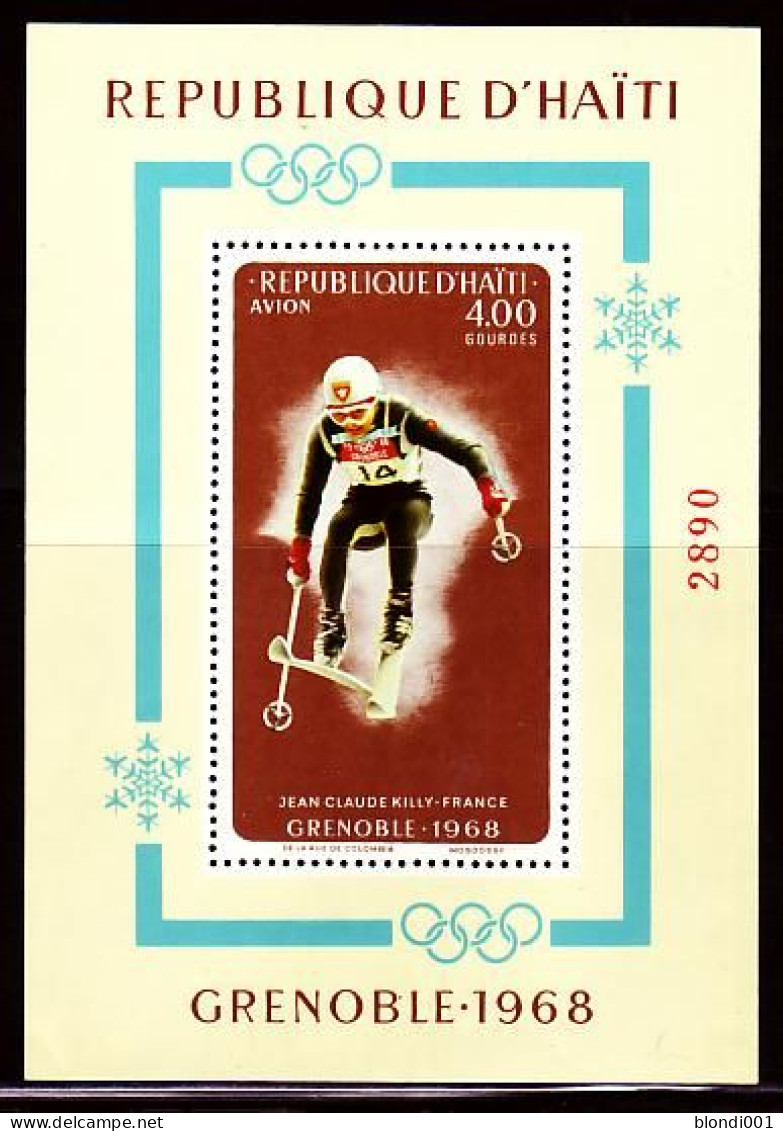 Olympics 1968 - Ski - HAITI - S/S MNH - Inverno1968: Grenoble