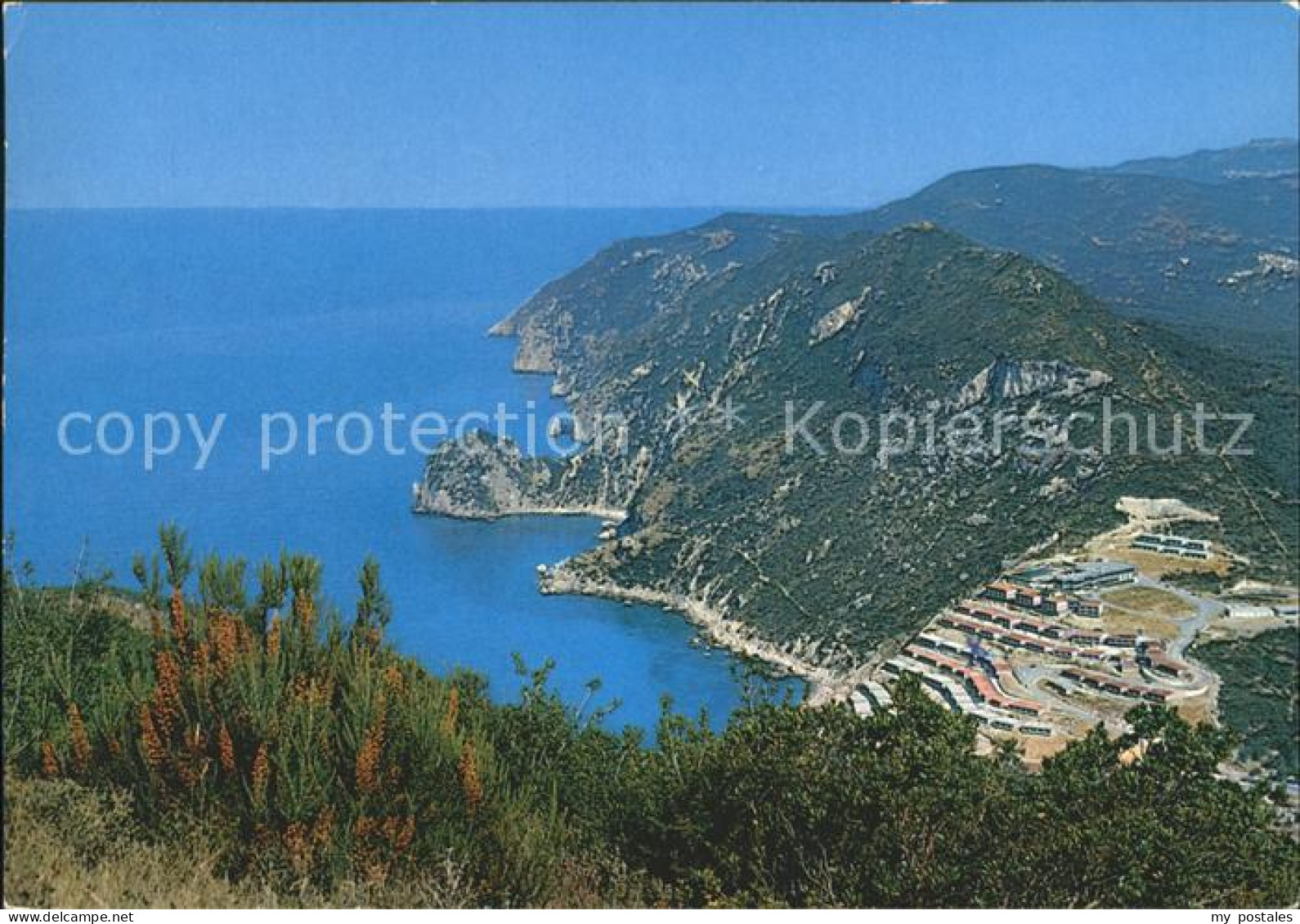 72253661 Kepkypa Corfu Panorama Mit Hotel Hermones Beach  - Griechenland