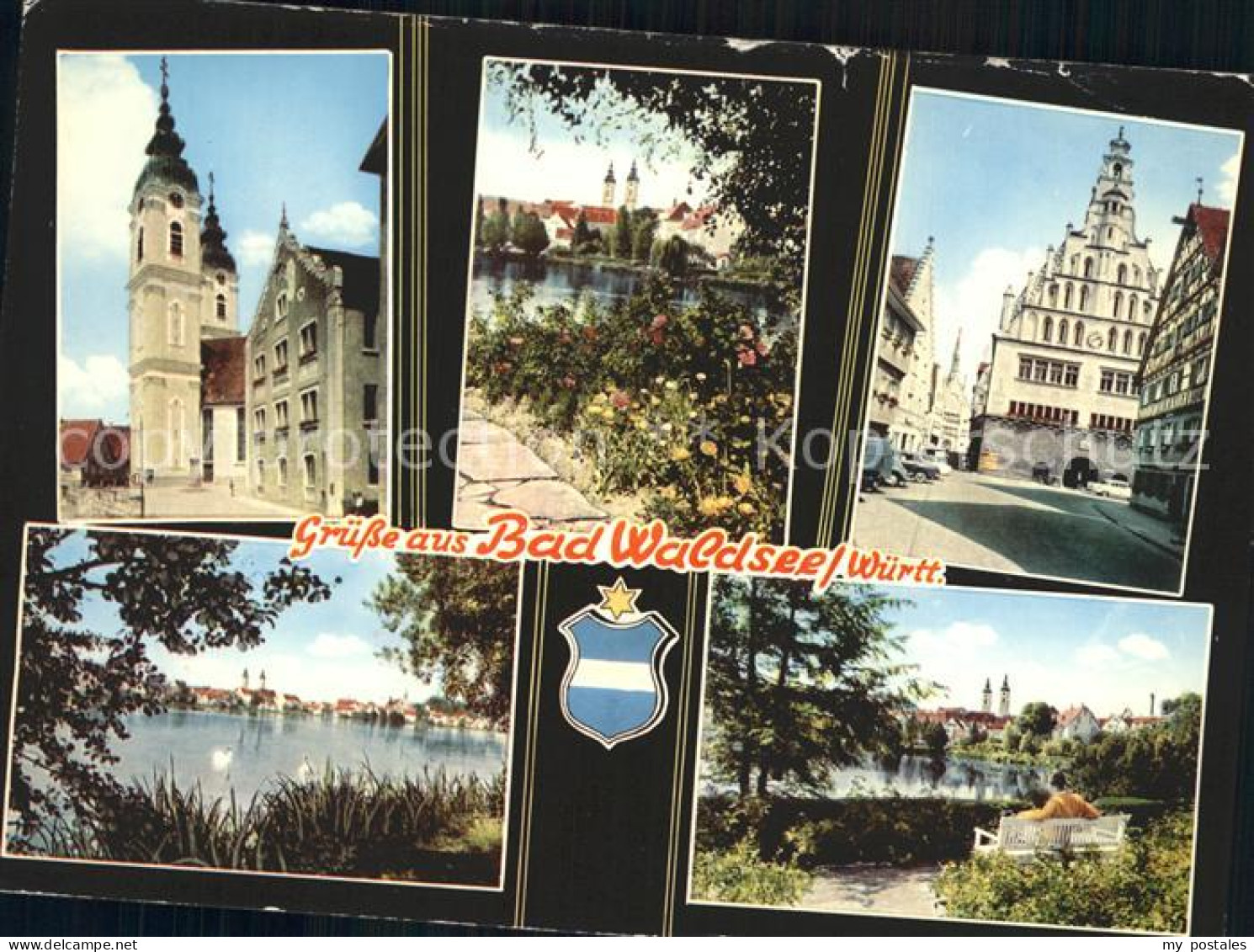 72253649 Bad Waldsee Kirche Stadtsee Rathaus Wappen Bad Waldsee - Bad Waldsee