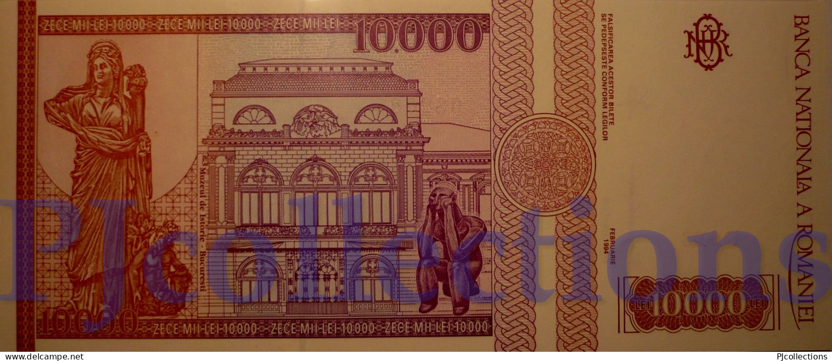 ROMANIA 10000 LEI 1994 PICK 105 UNC - Roumanie