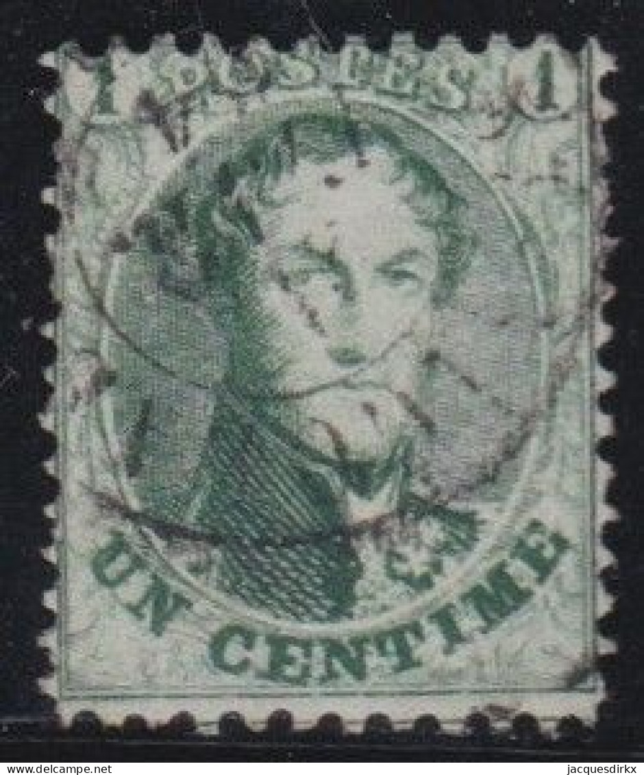 Belgie  .   OBP    .    13-B     .     O     .   Gestempeld     .   /   .   Oblitéré - 1863-1864 Medaillen (13/16)