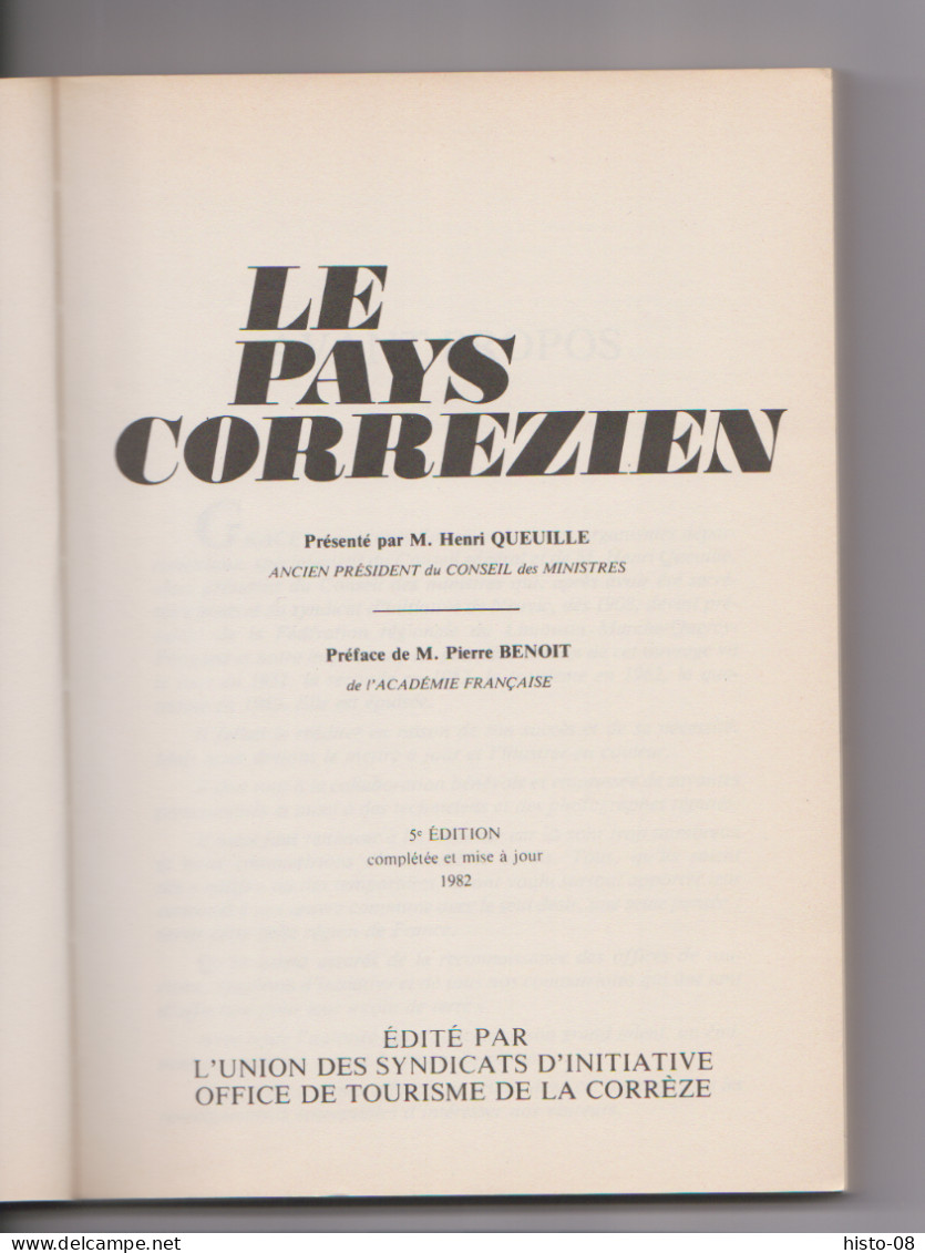 CORREZE  - LIMOUSIN : LE PAYS LIMOUSIN ..  1982 - Limousin