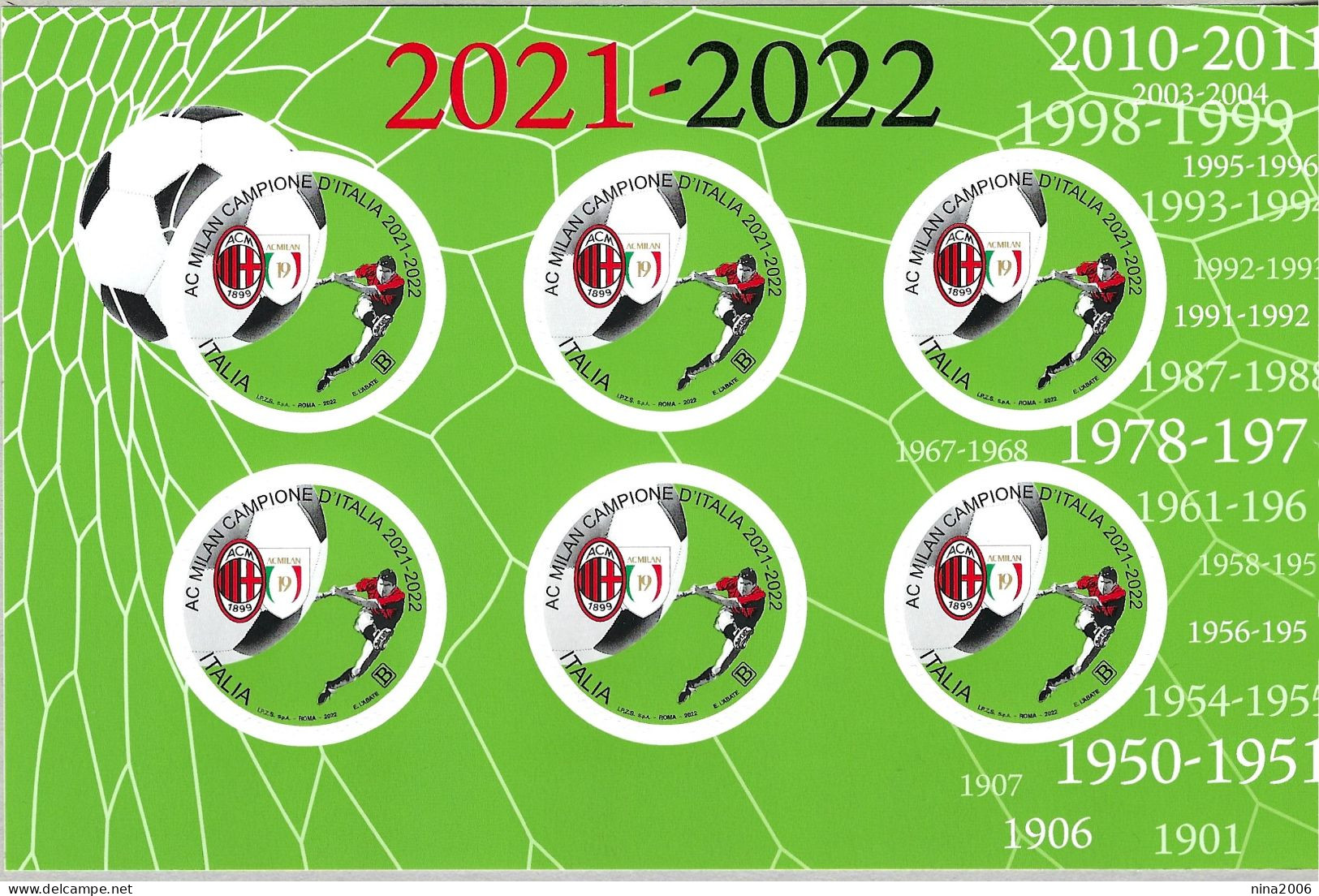 Italia / Italien 2022 Foglietto / Block Milan - 2021-...: Mint/hinged