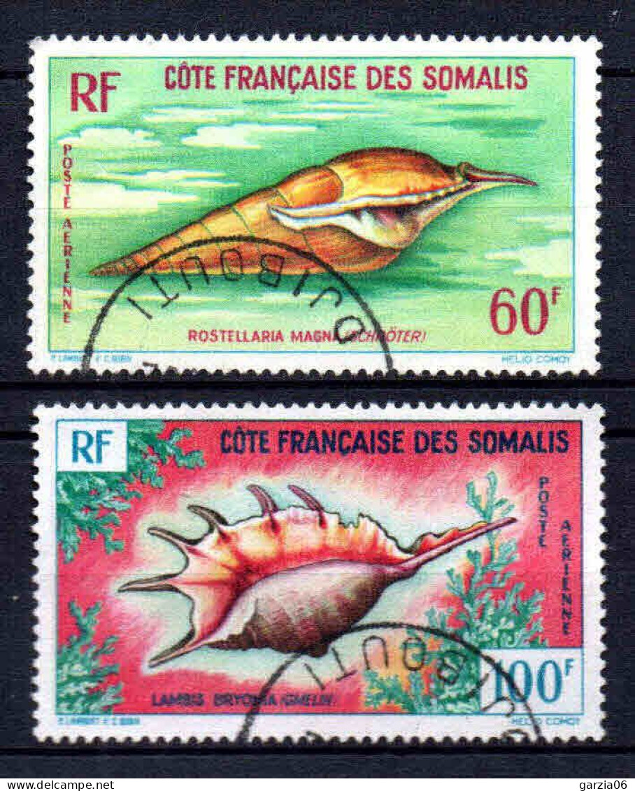 Cote Des Somalis  - 1962 - Coquillages De La Mer Rouge -  PA 31/32  - Oblit -Used - Oblitérés