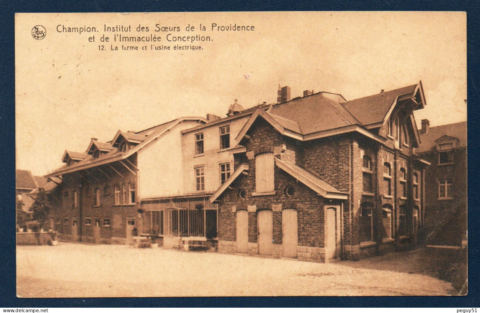 Champion ( Namur). Institut Des Soeurs De La Providence. La Ferme Et L'usine électrique. 1926 - Namur