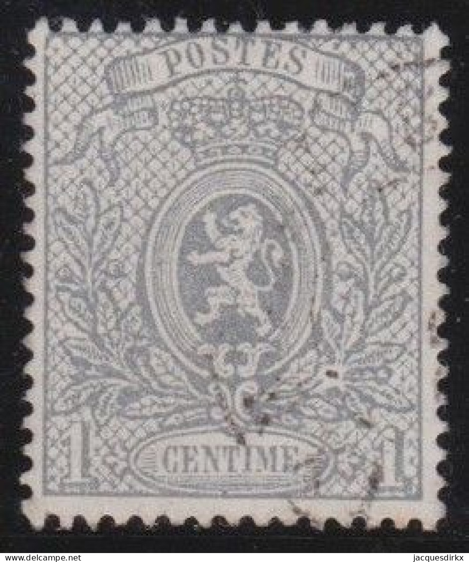 Belgie  .   OBP    .    23-A    .     O     .   Gestempeld     .   /   .   Oblitéré - 1866-1867 Blasón