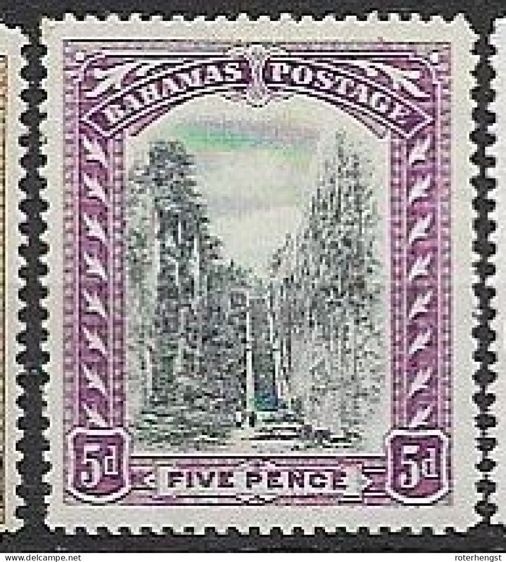 Bahamas Mlh * (3 Stamps 3 Scans) 1917-19 13 Euros - 1859-1963 Crown Colony