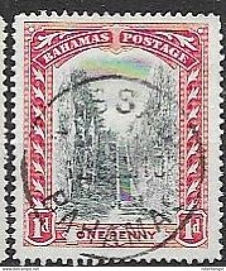 Bahamas VFU 1916 Beautiful Nassau Cancel - 1859-1963 Crown Colony