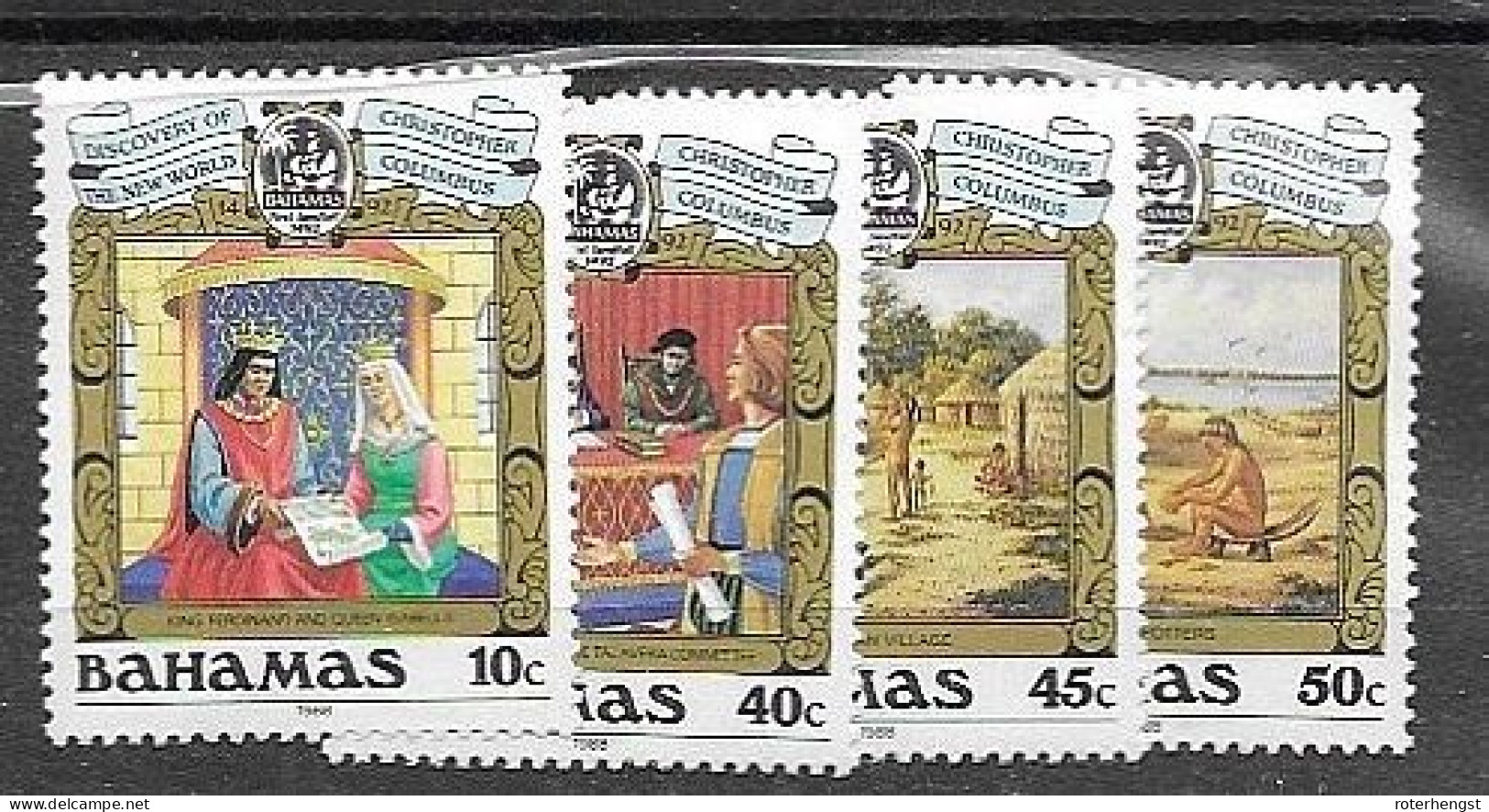 Bahamas Mnh ** 1988 9 Euros - 1859-1963 Colonia Británica