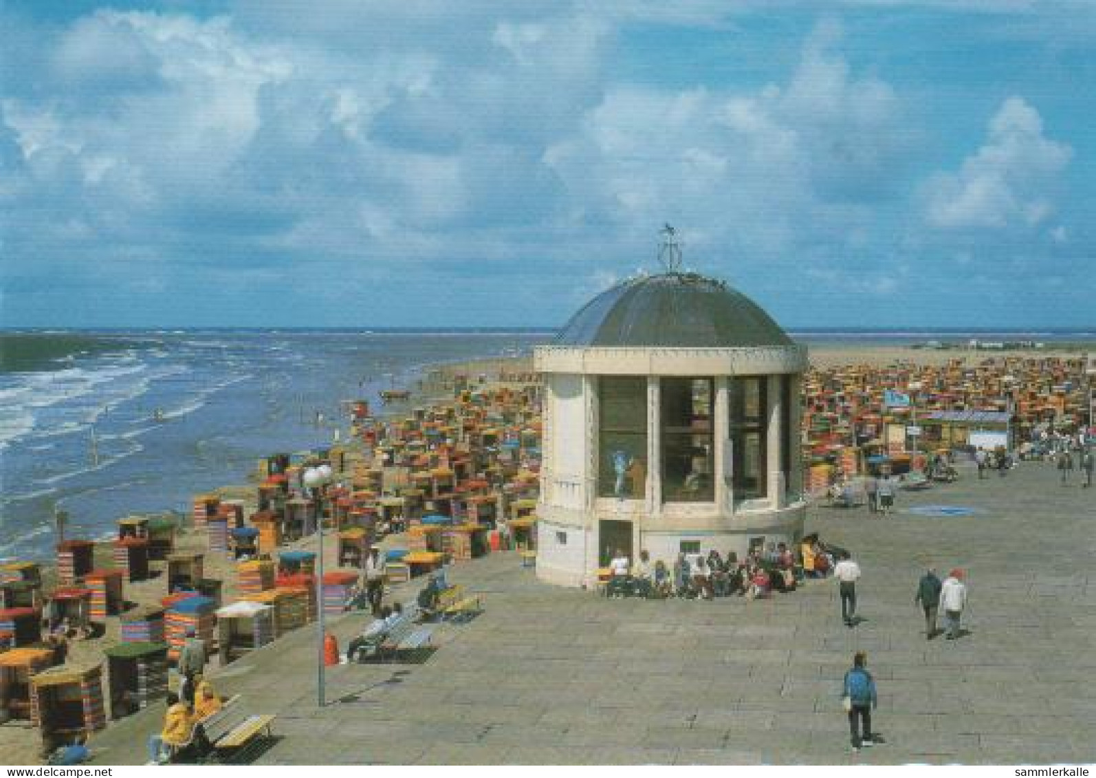 858 - Borkum - Strand Und Promenade Am Musikpavillon - 1998 - Borkum