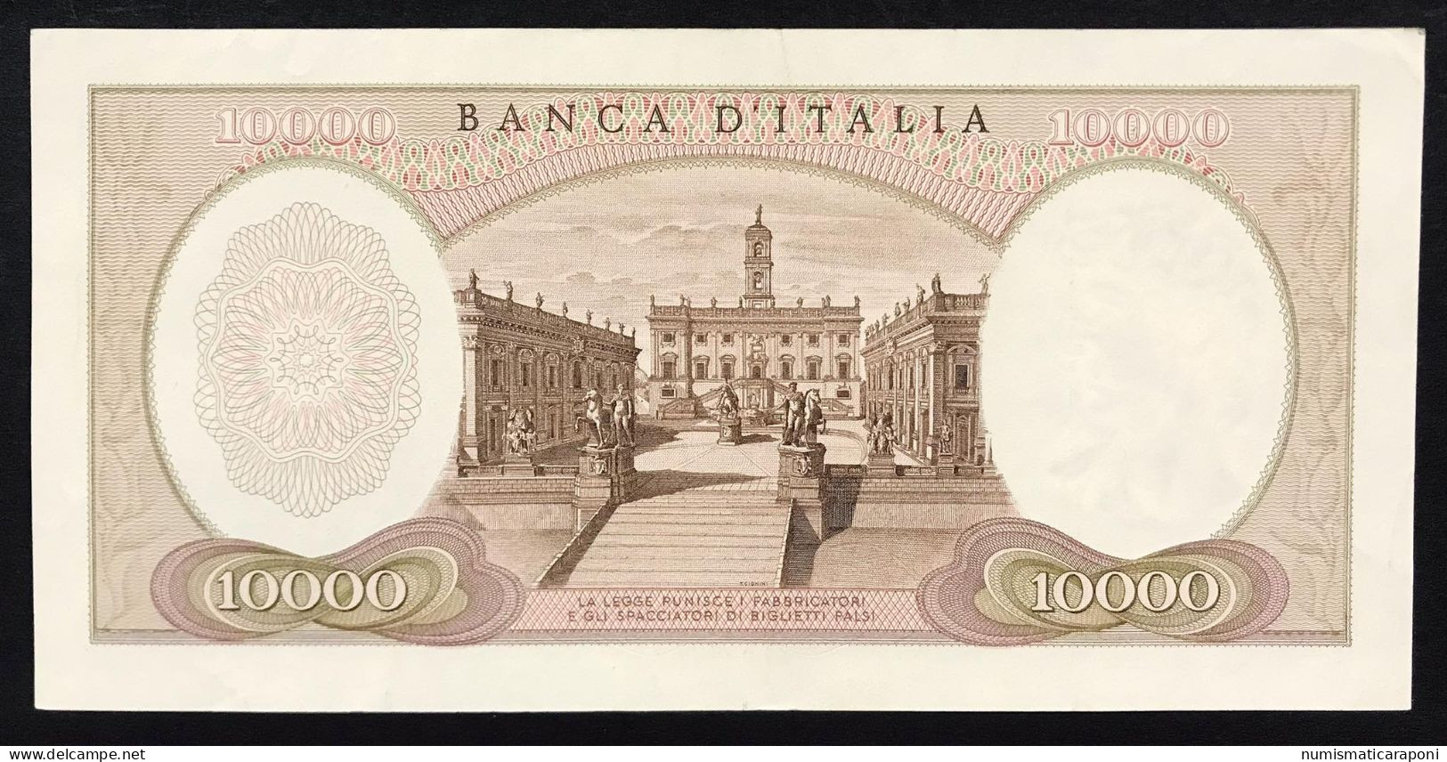 10000 Lire Michelangelo 08 06 1970 Leggere Pieghe Ma Carta Fresco E Ottimi Colori  LOTTO 354 - 10000 Lire