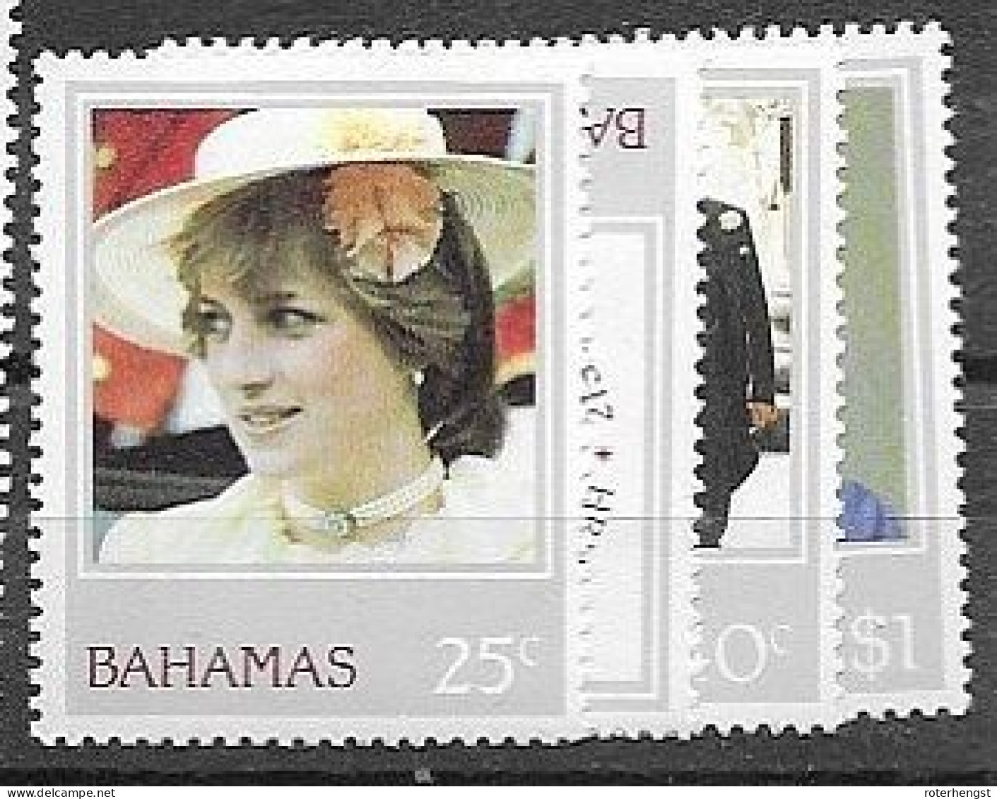 Bahamas Mnh ** 1982 5,5 Euros Diana - 1859-1963 Crown Colony