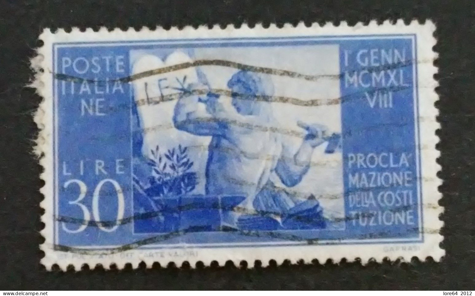 ITALIA 1948 - N° Catalogo Unificato 579 - 1946-60: Used