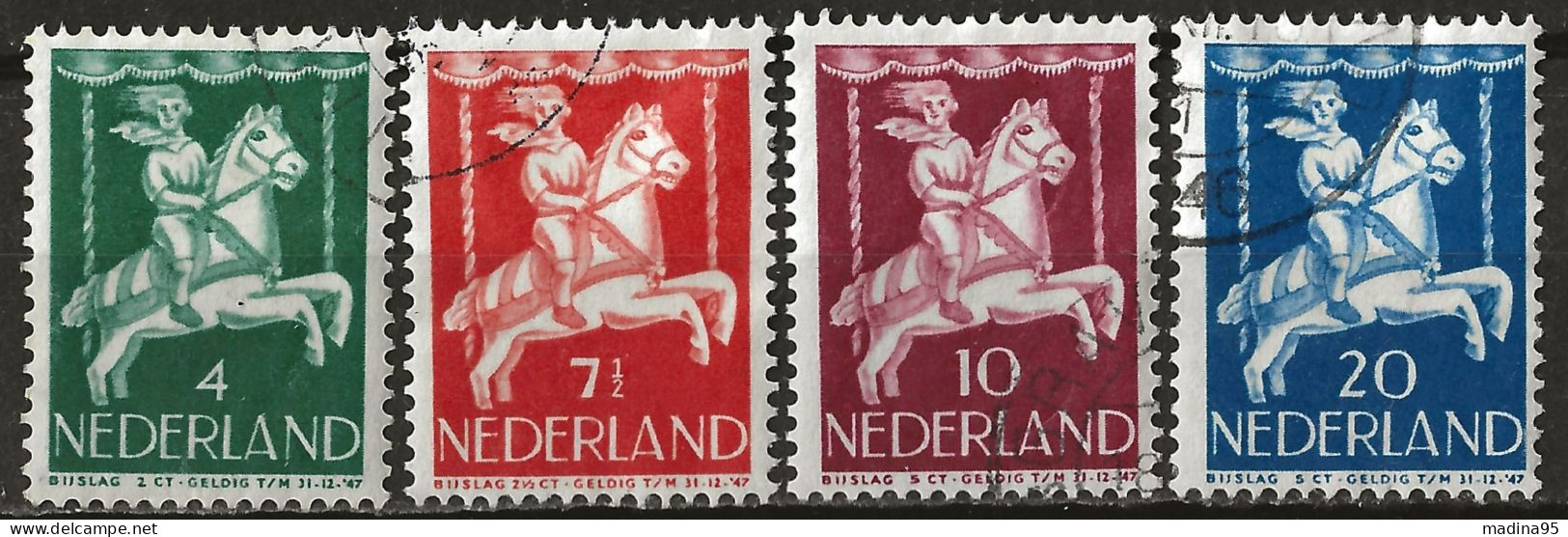 PAYS-BAS: Obl., N° YT 462 à 465,, TB - Used Stamps