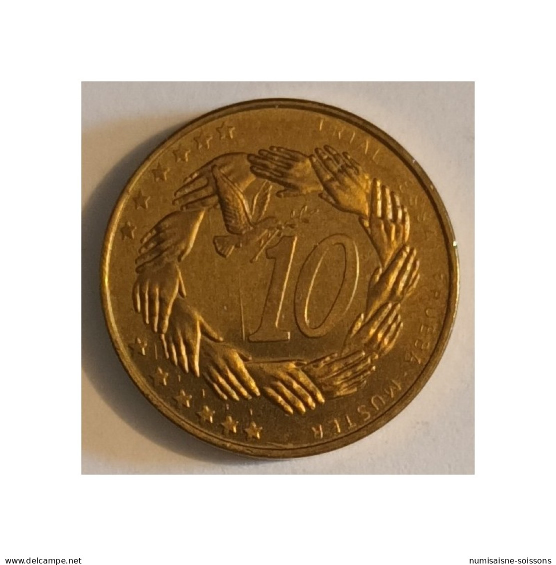 ESTONIE - 10 CENT -  2004 - PROTOTYPE - SPL - Estonia