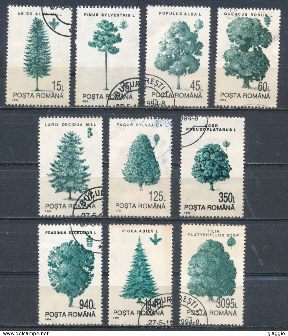 °°° ROMANIA - Y&T N° 4160/69 - 1994 °°° - Used Stamps