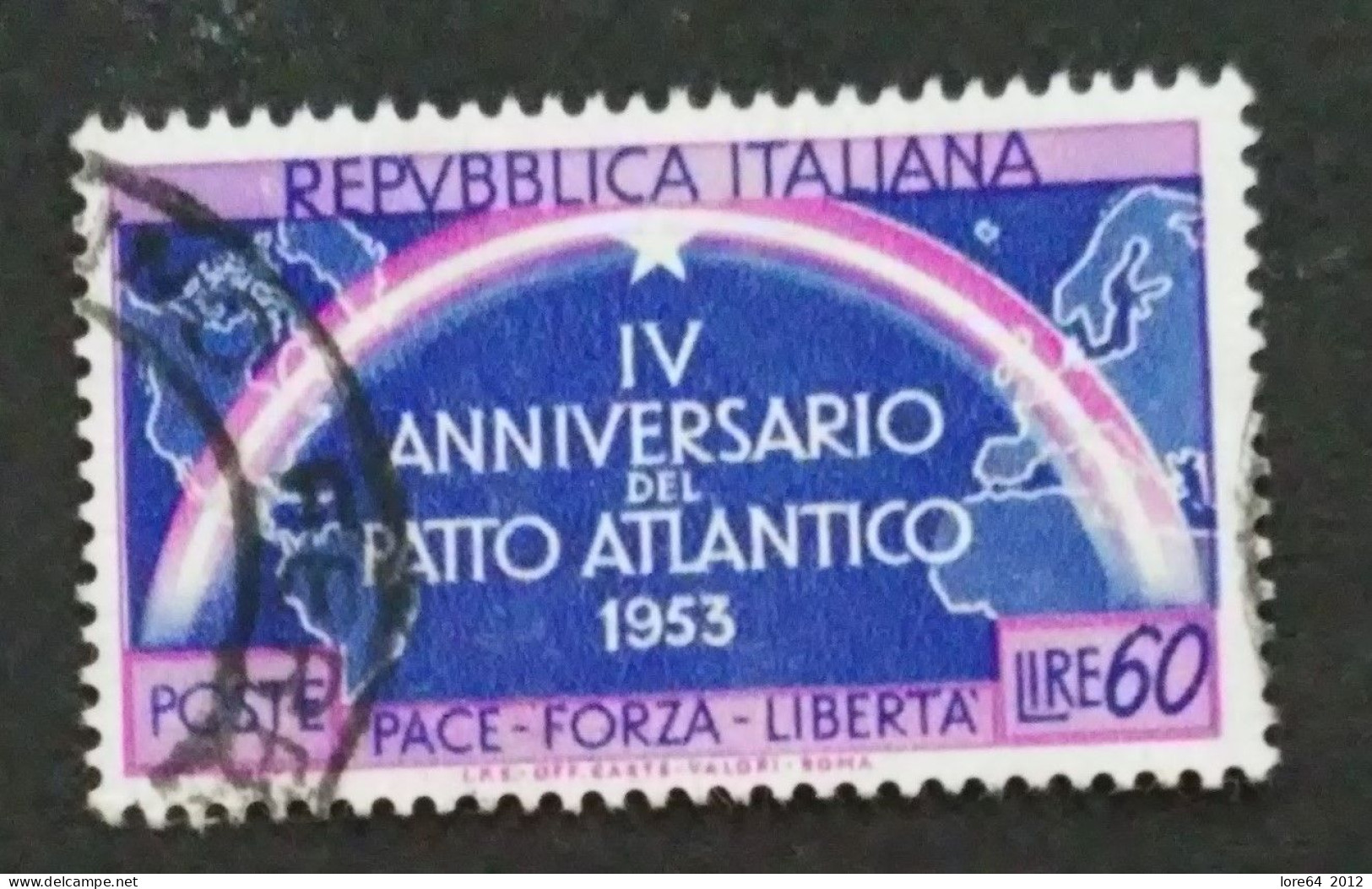 ITALIA 1953 - N° Catalogo Unificato 724 - 1946-60: Used