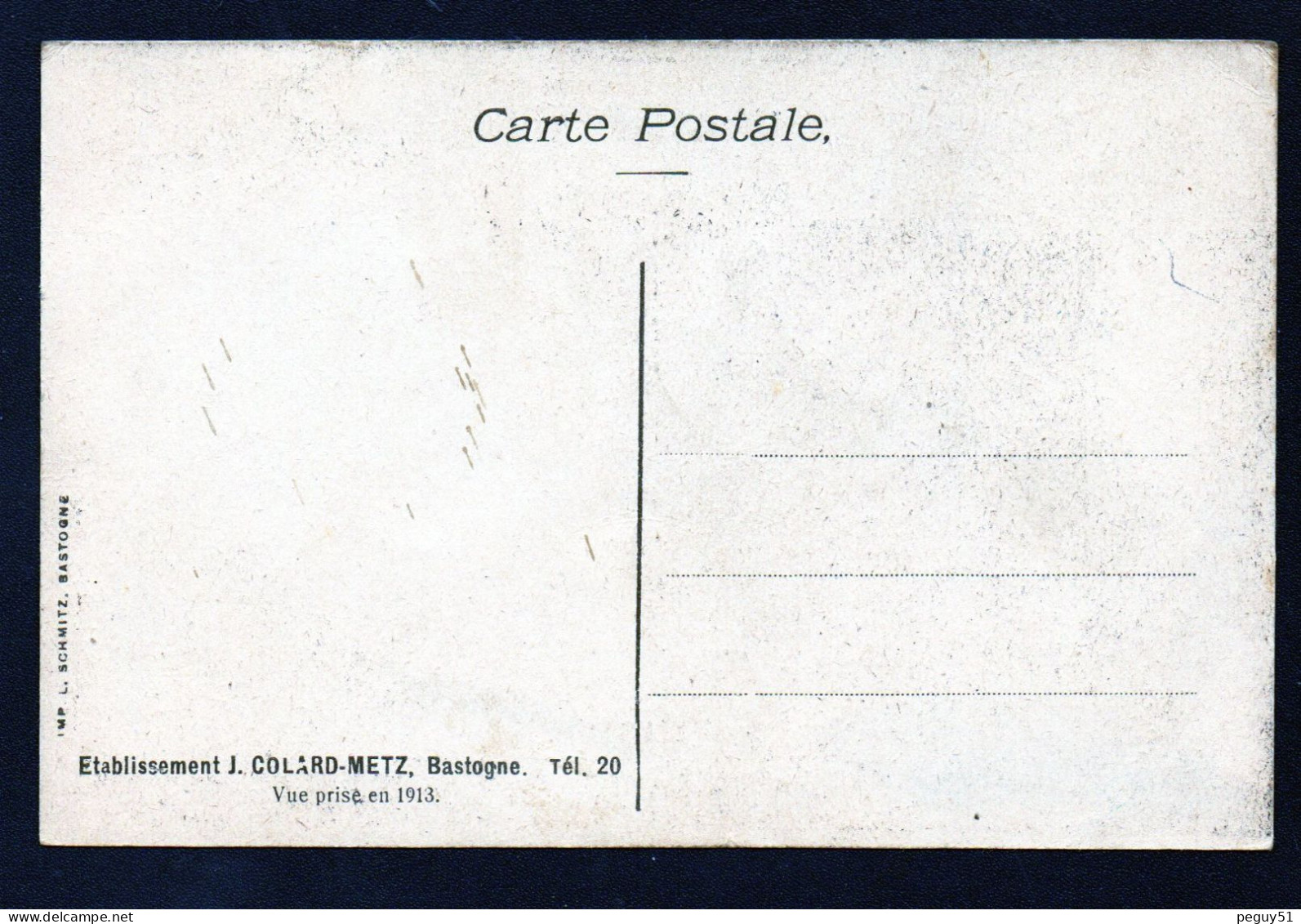 Bastogne. Etablissement J. Colard-Metz, Horticulteur. Vue Prise En 1913 - Bastogne
