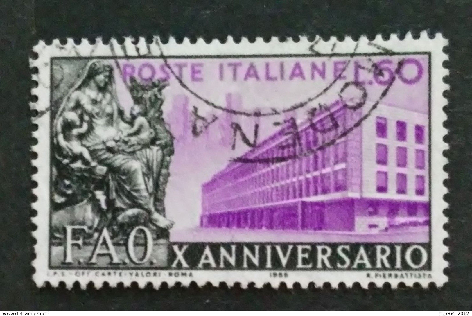 ITALIA 1955 - N° Catalogo Unificato 787 - 1946-60: Used