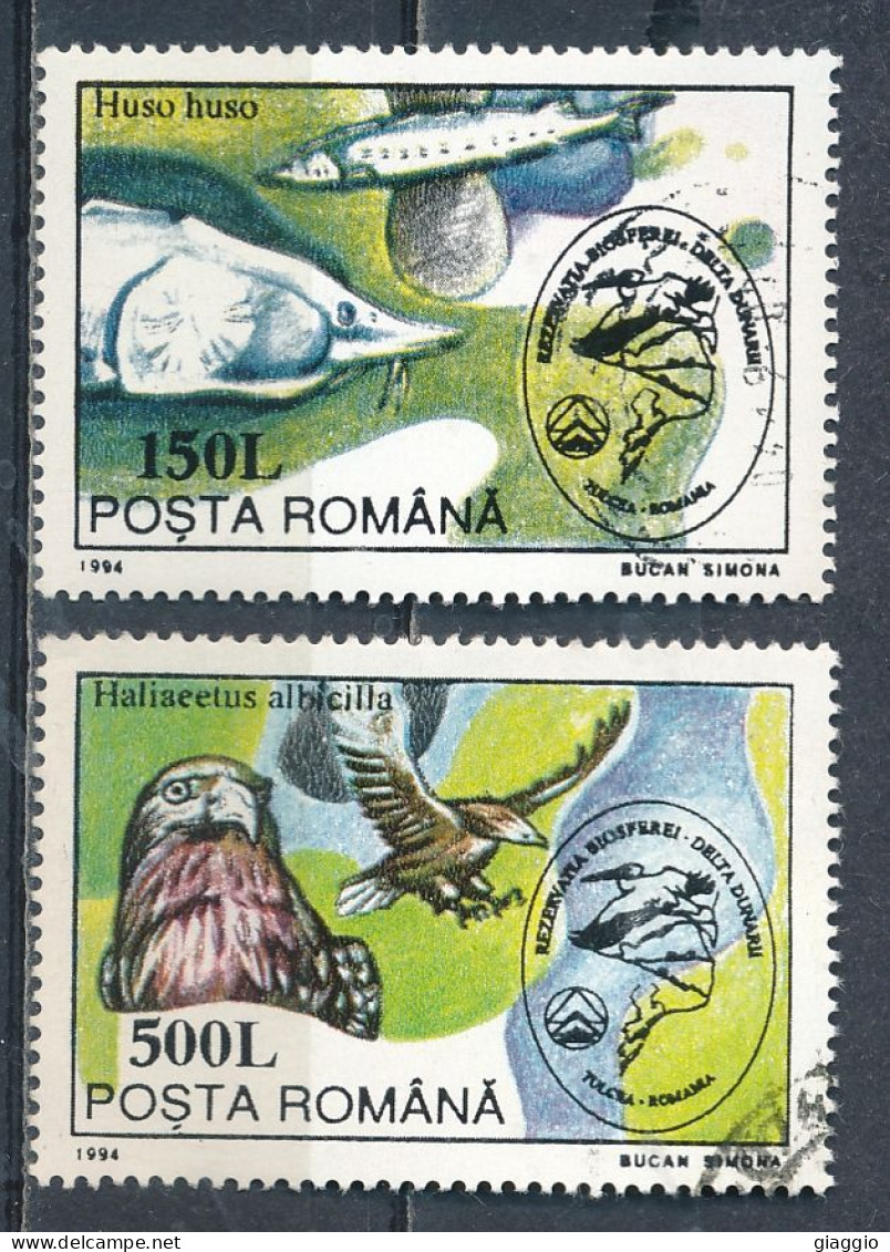 °°° ROMANIA - Y&T N° 4186/88 - 1994 °°° - Used Stamps