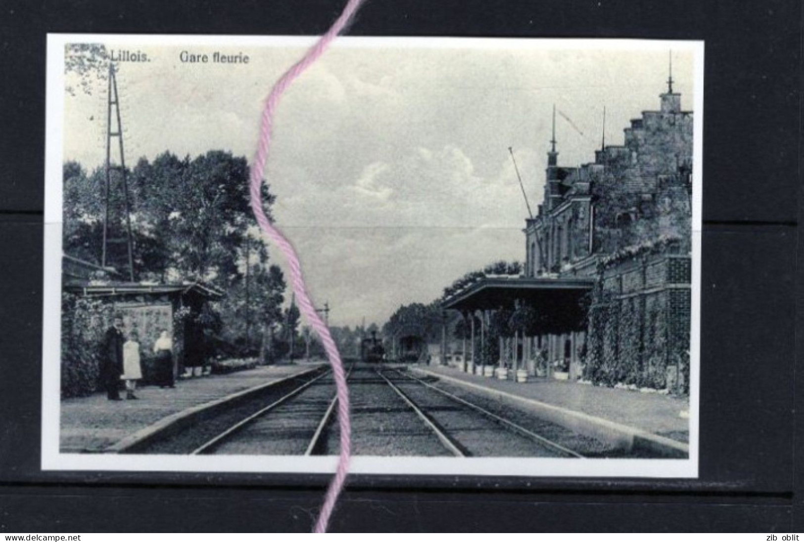 PHOTO LILLOIS BRAINE L'ALLEUD BRABANT WALLON GARE STATION STATIE REPRO - Eigenbrakel