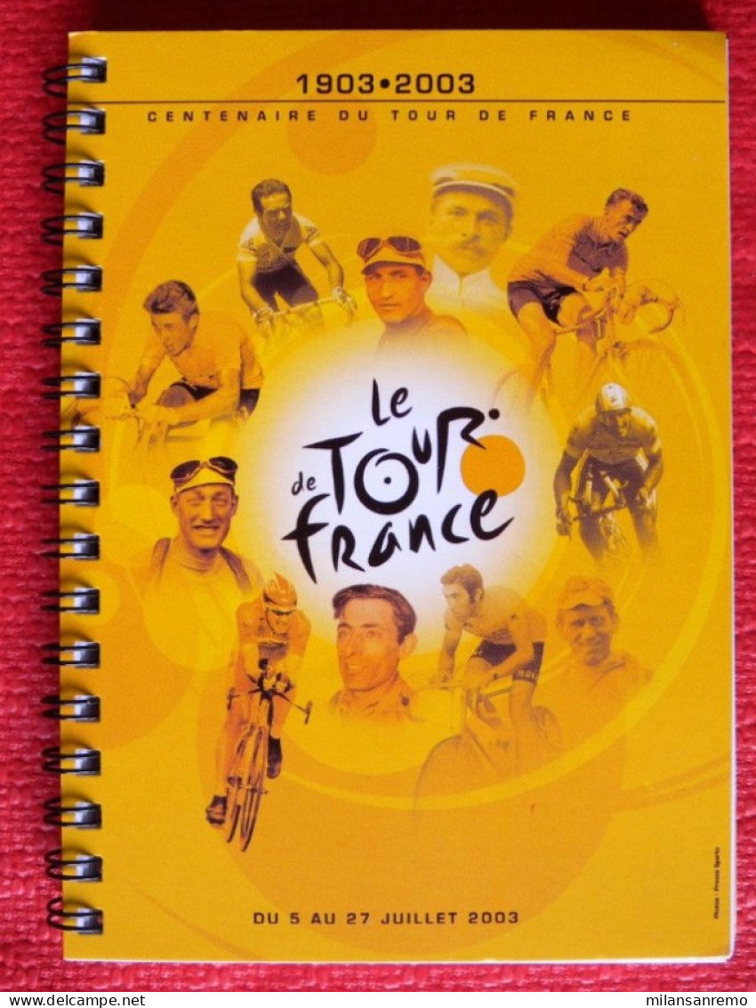CYCLISME: CYCLISTE : CALEPIN TOUR DE FRANCE 2003 - Cyclisme