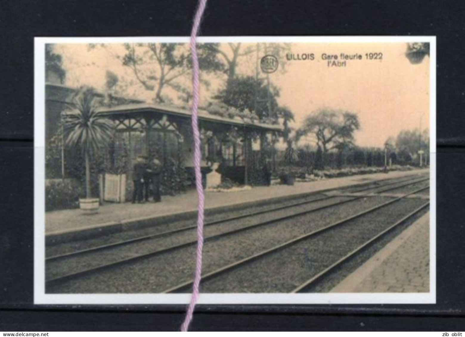 PHOTO LILLOIS BRAINE L'ALLEUD BRABANT WALLON GARE STATION STATIE REPRO - Braine-l'Alleud