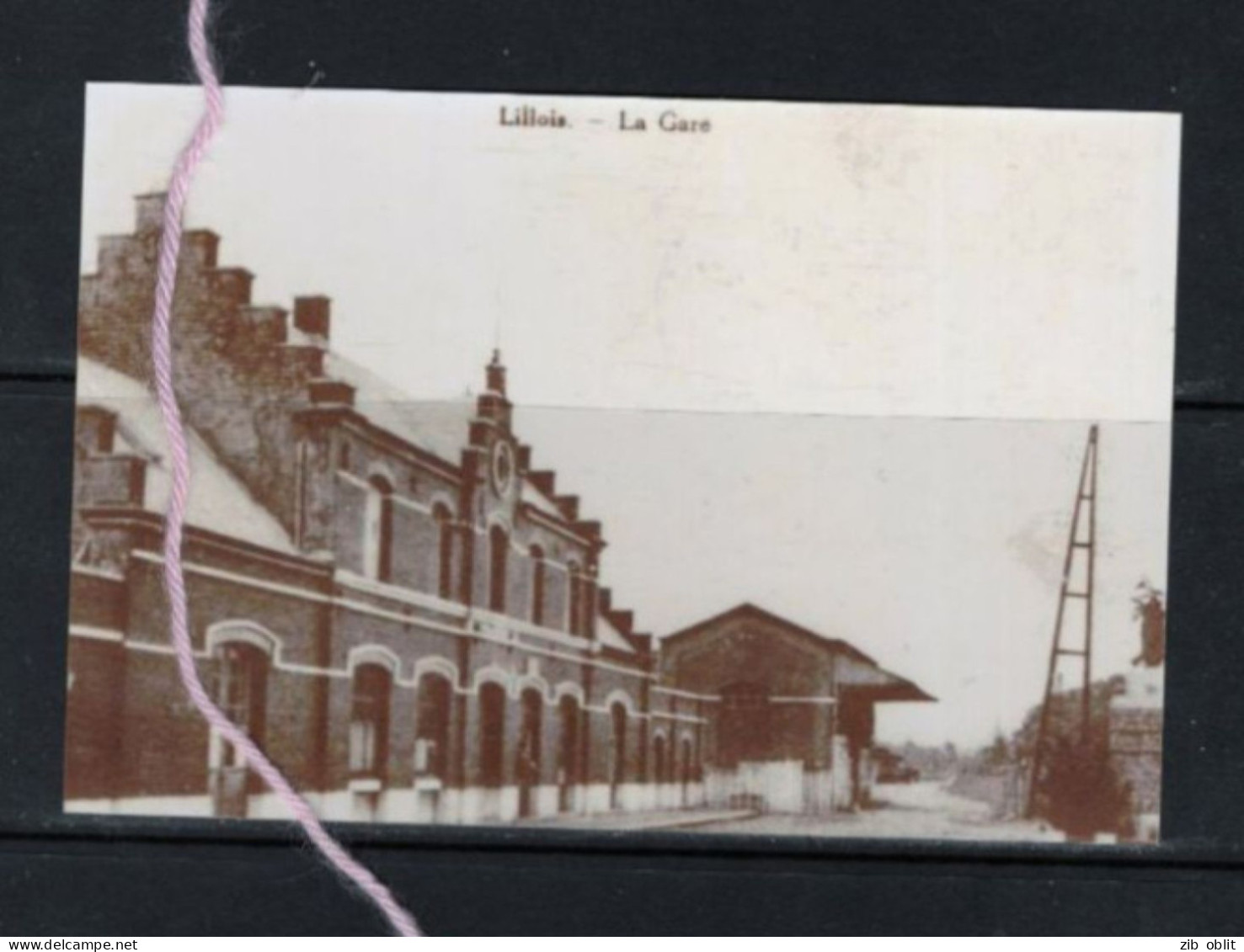 PHOTO LILLOIS BRAINE L'ALLEUD BRABANT WALLON GARE STATION STATIE REPRO - Braine-l'Alleud