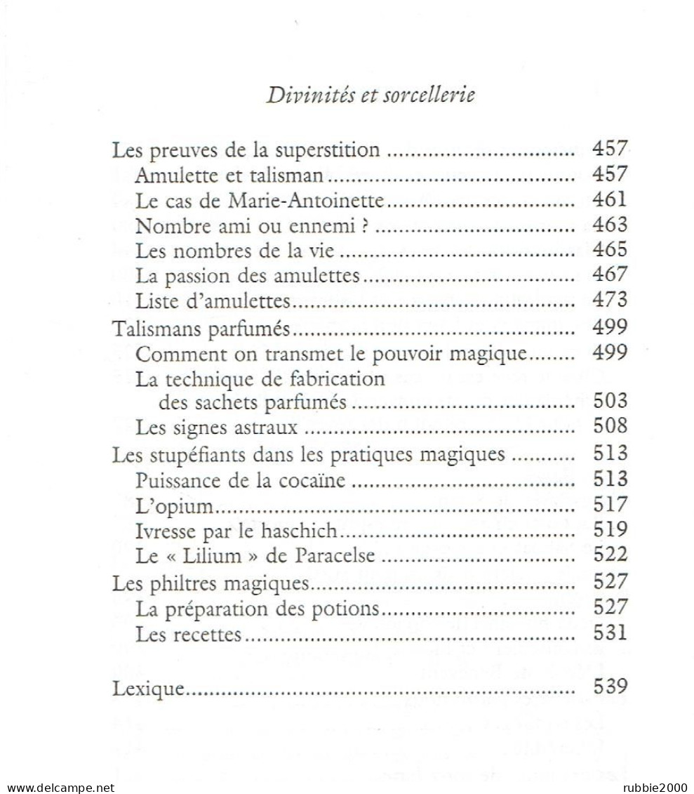 DIVINITES ET SORCELLERIE TRESORS ENFOUIS DES RITES MAGIQUES 2008 OSVALDO PEGASO ESOTERISME MAGIE - Esotérisme