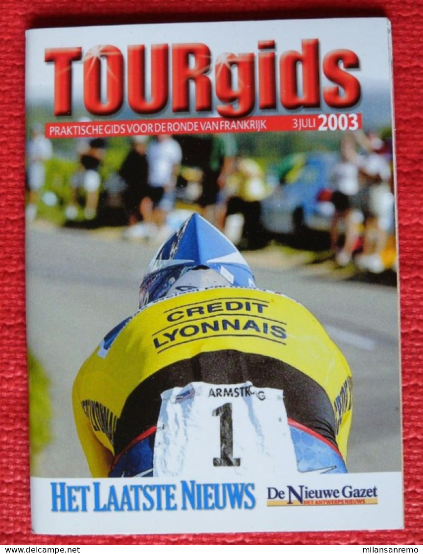 CYCLISME: CYCLISTE : TOUR GIDS 2003 ETAPES DETAILLEES - Cyclisme