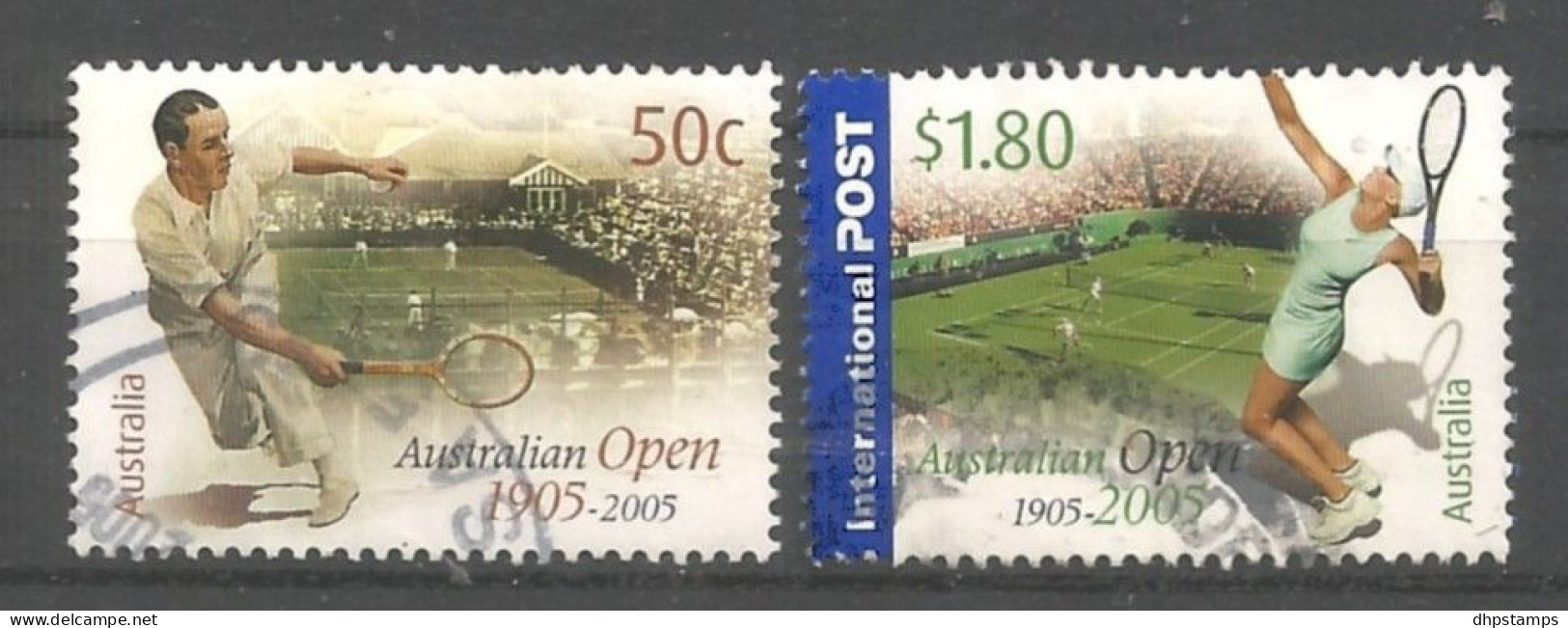 Australia 2005 Australian Open 100 Y,  Y.T. 2283/2284 (0) - Used Stamps