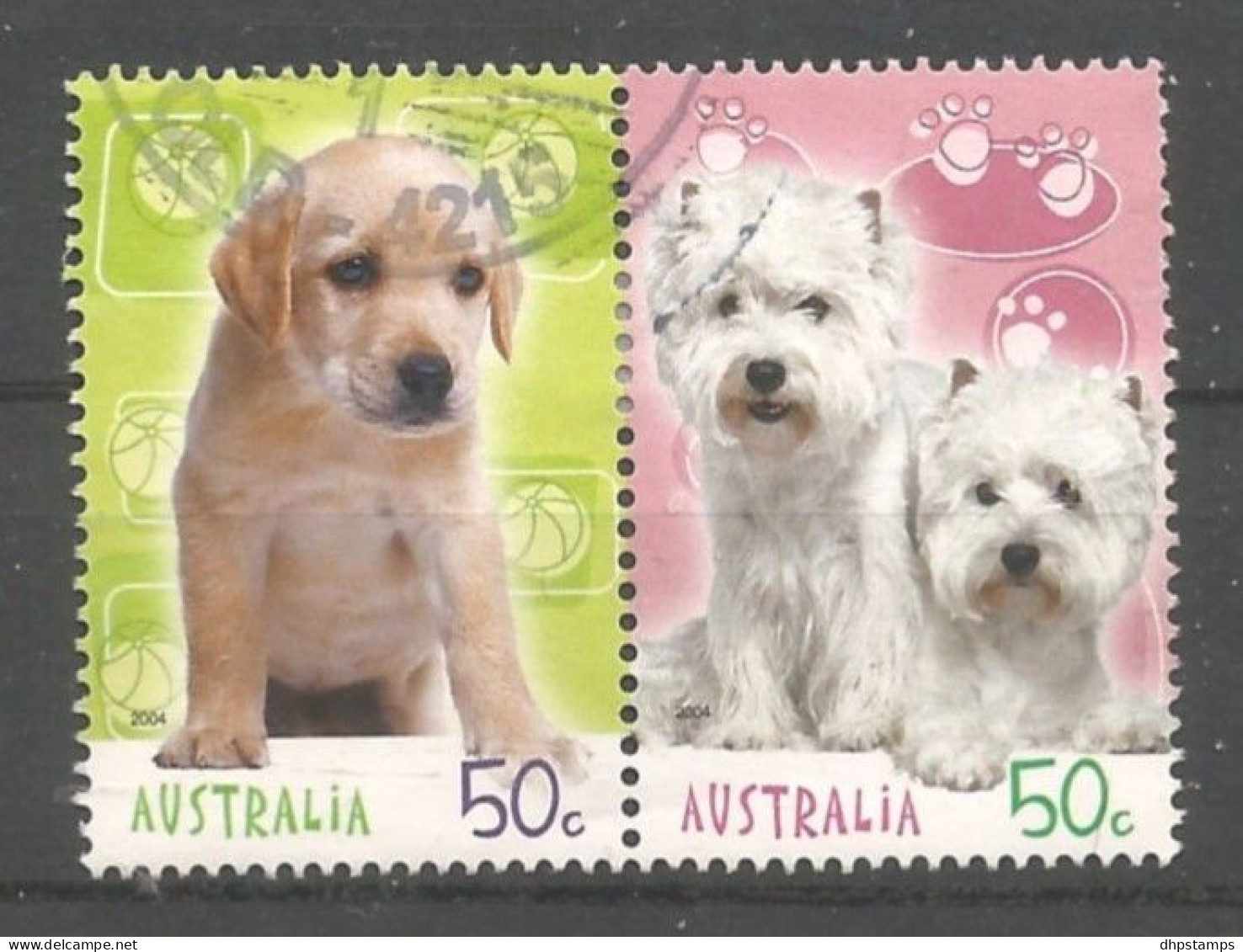 Australia 2004 Cats & Dogs Pair Y.T. 2258+2260 (0) - Gebraucht