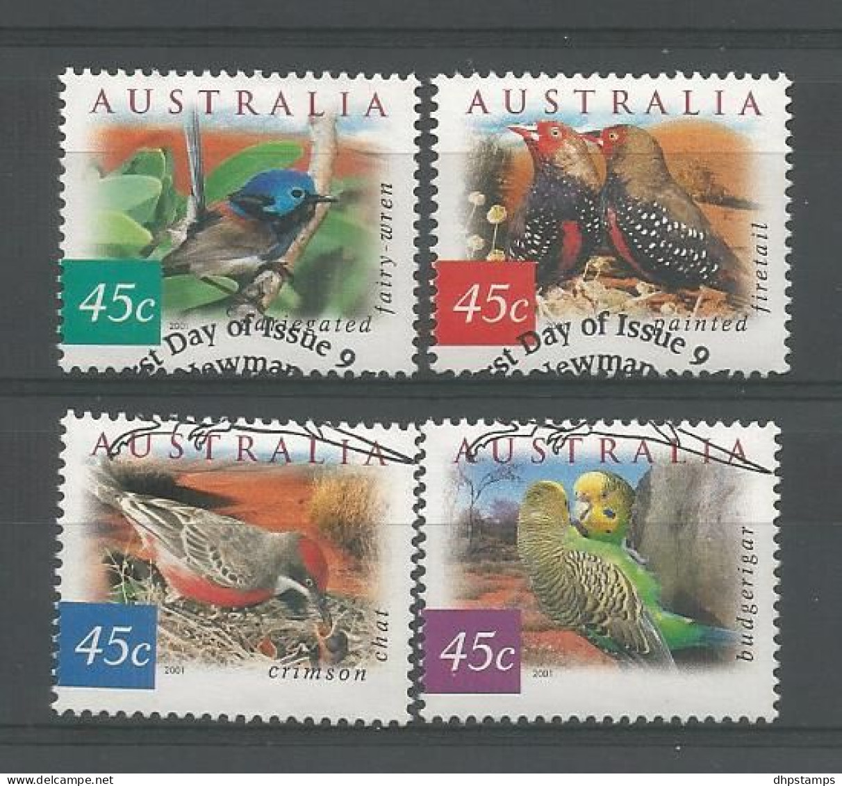 Australia 2001 Birds  Y.T. 1966/1969 (0) - Used Stamps