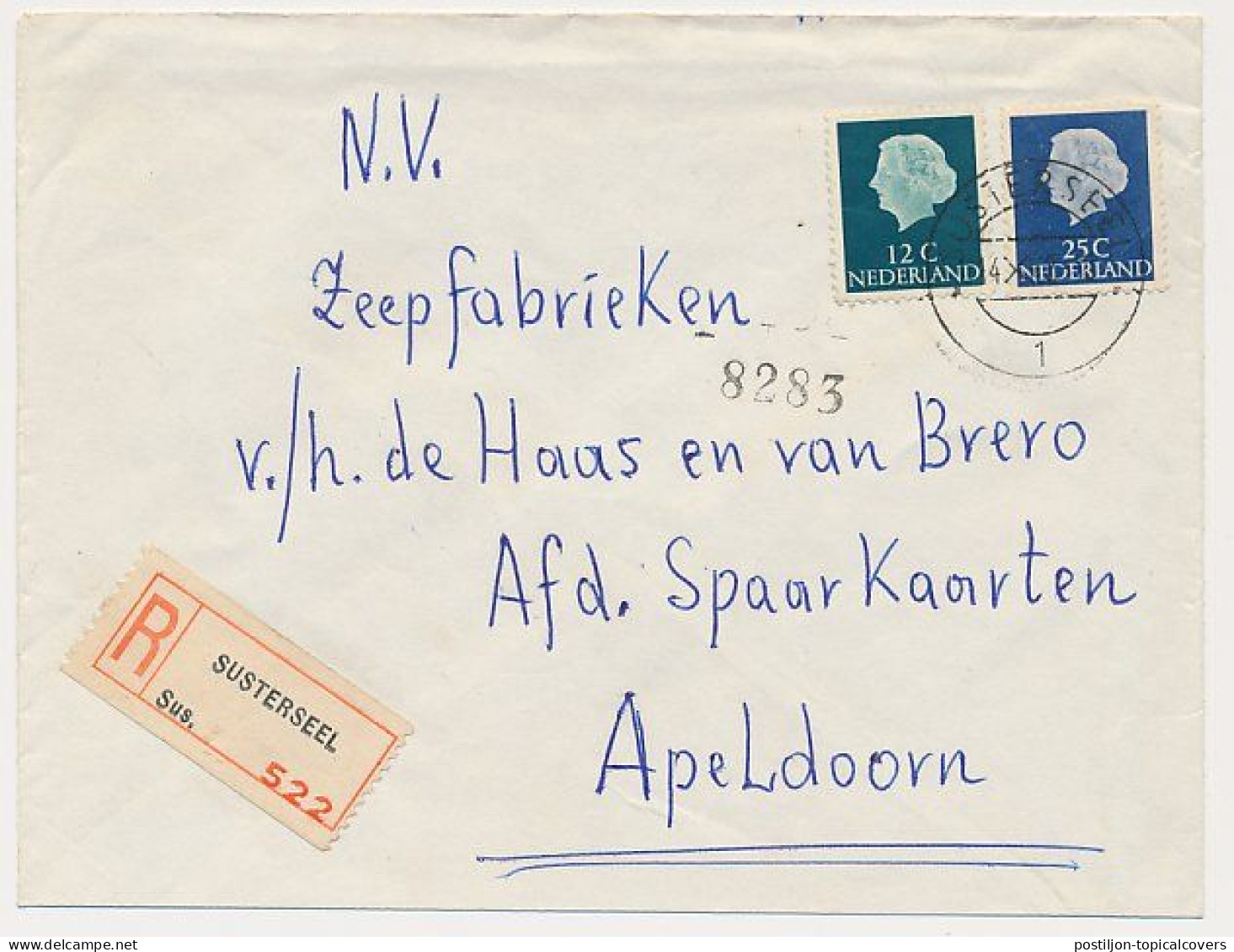 Aangetekend Susterseel ( Selfkant - Nederlands Gebied ) - Apeldoorn 1962 - Storia Postale