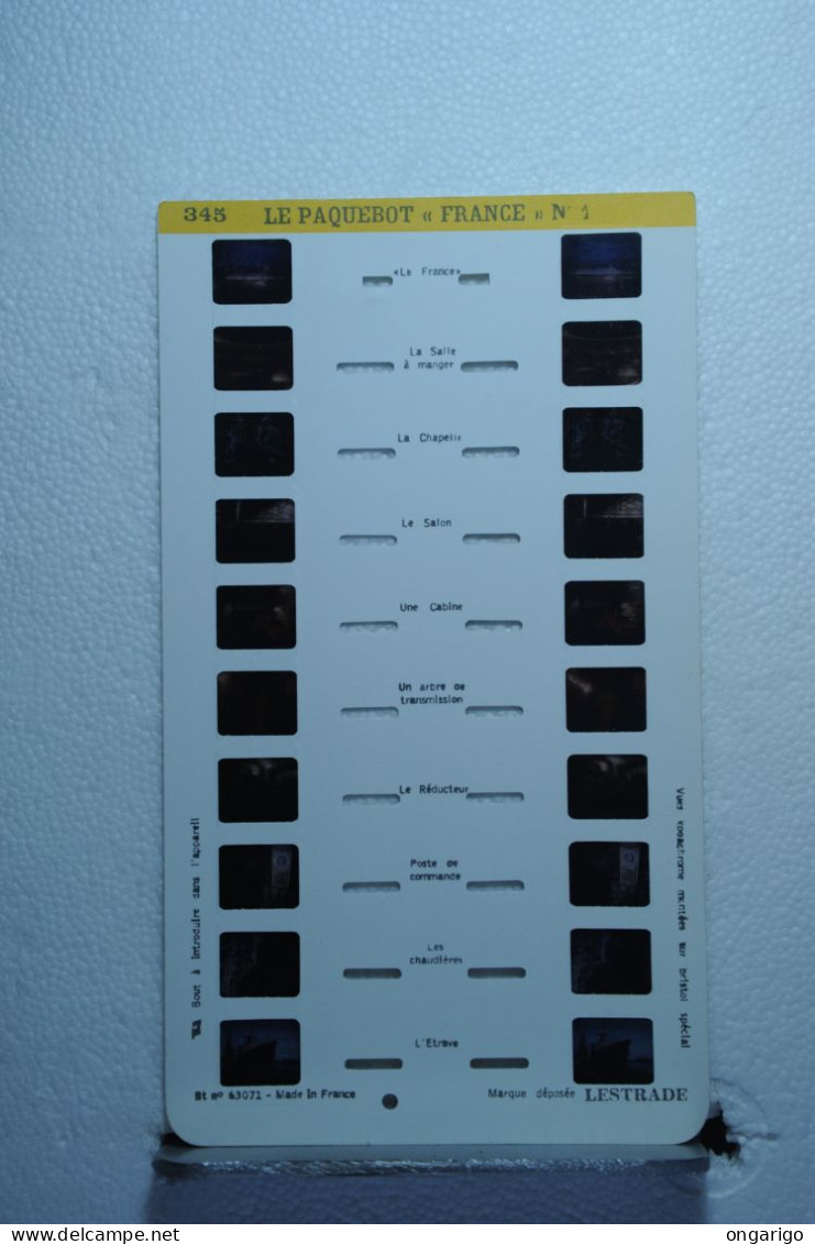 LESTRADE : 345   LE PAQUEBOT FRANCE   N°1 - Visionneuses Stéréoscopiques