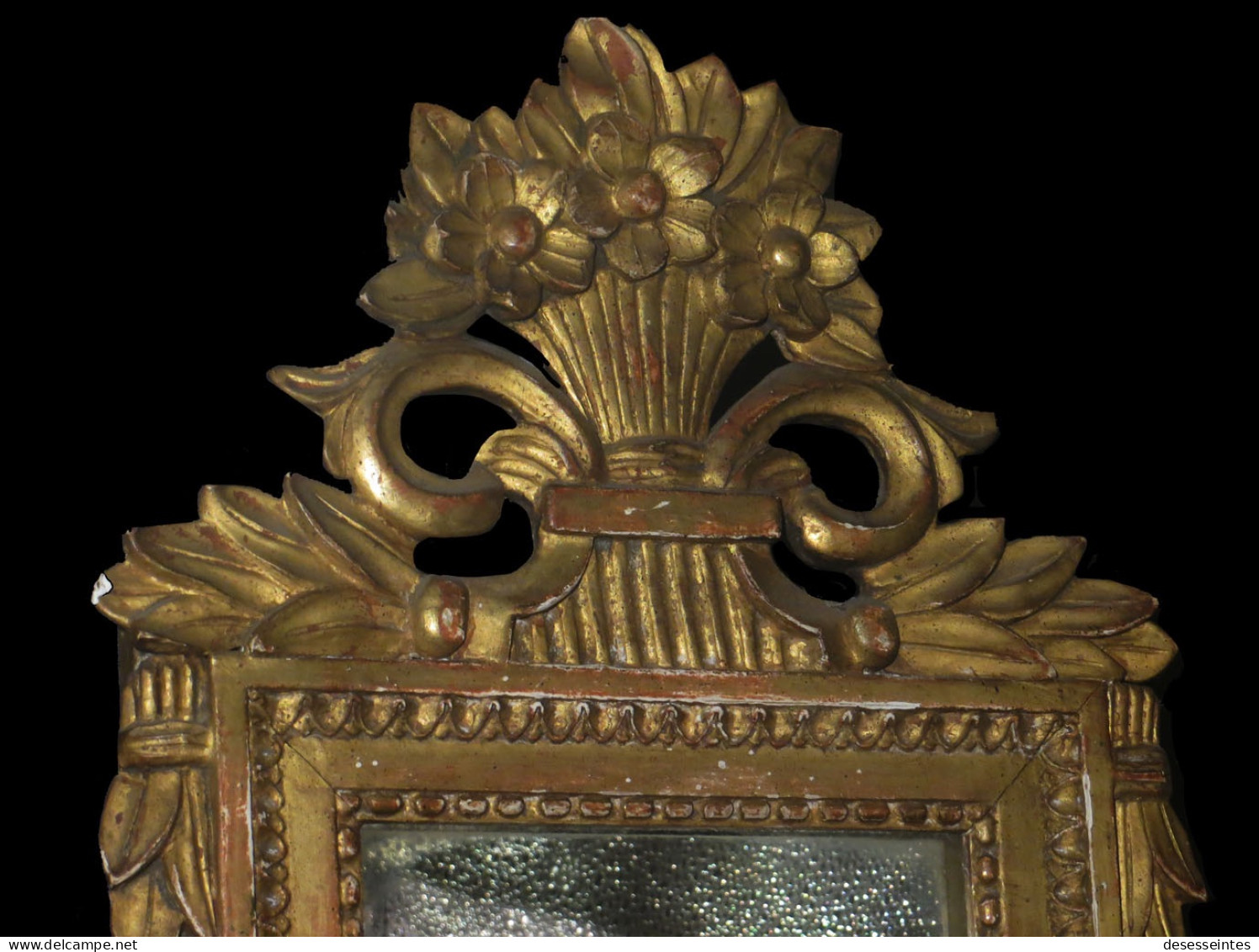 [GLACE XVIIIème] Miroir D'époque Louis XVI. - Spiegels