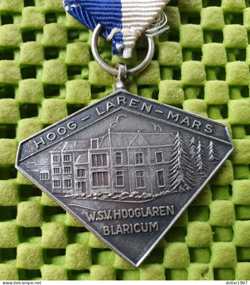 Medaille -   Hoog - Laren- Mars , W.S.V Hooglaren Blaricum..  -  Original Foto  !!  Medallion  Dutch - Sonstige & Ohne Zuordnung