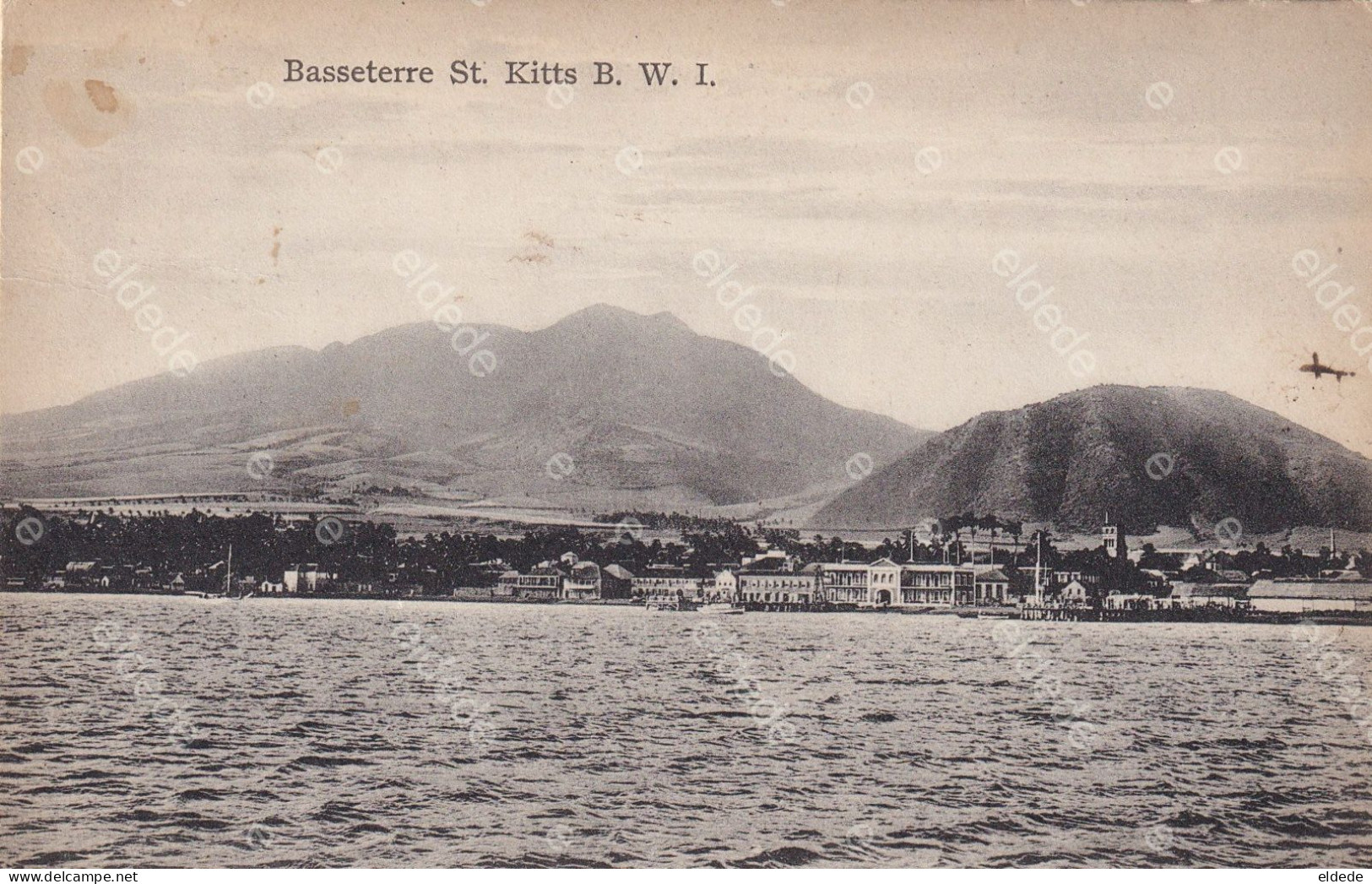 ST Kitts W.I. 3 Cards  Basseterre, Bridge Cayon ,  Church Street - Saint-Christophe-et-Niévès