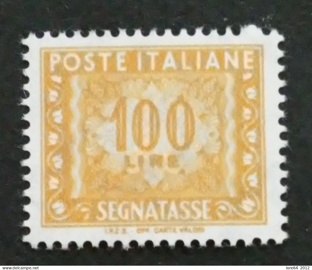 ITALIA 1957 - N° Catalogo Unificato 119 Nuovo** - Taxe