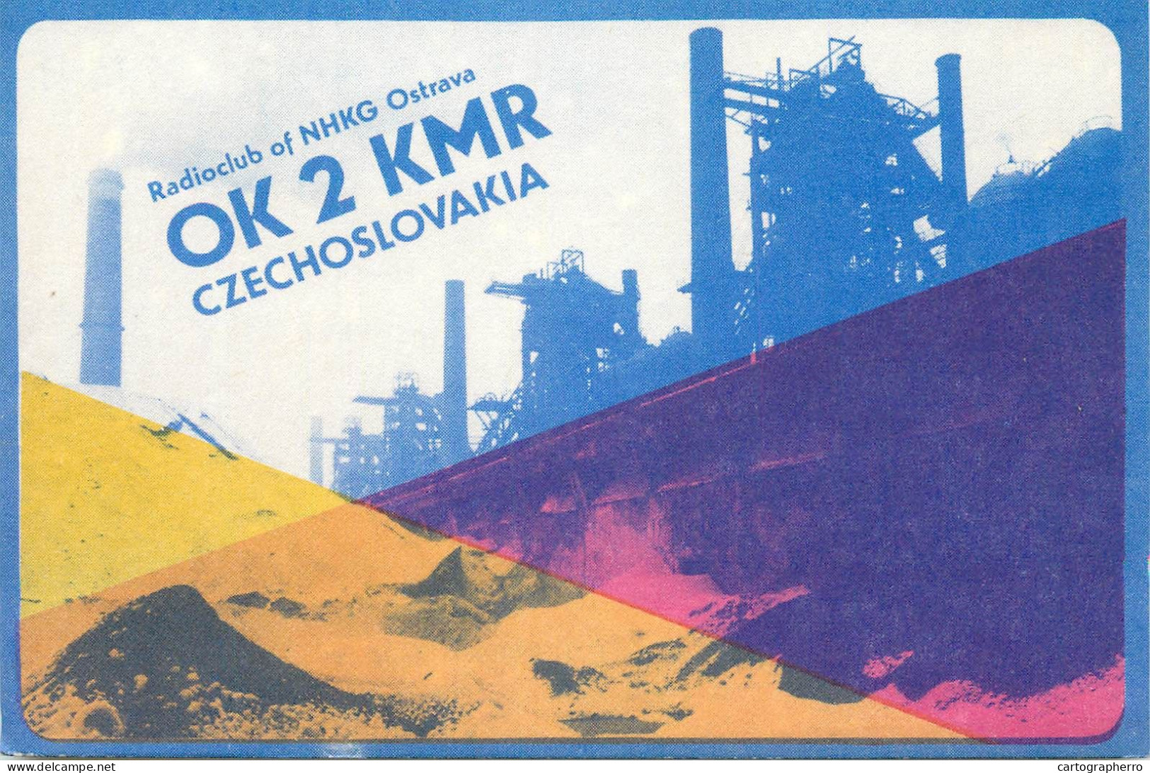 QSL Card Czechoslovakia Radio Amateur Station OK2KMR Y03CD 1983 Janda - Radio Amateur