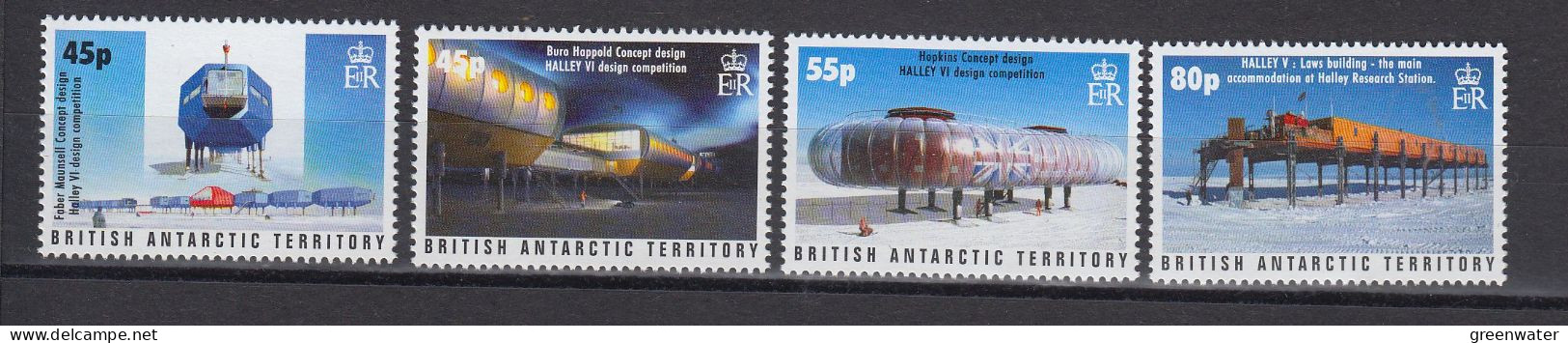 British Antarctic Territory (BAT) 2005 Base Halley 4v ** Mnh (ZO200) - Unused Stamps