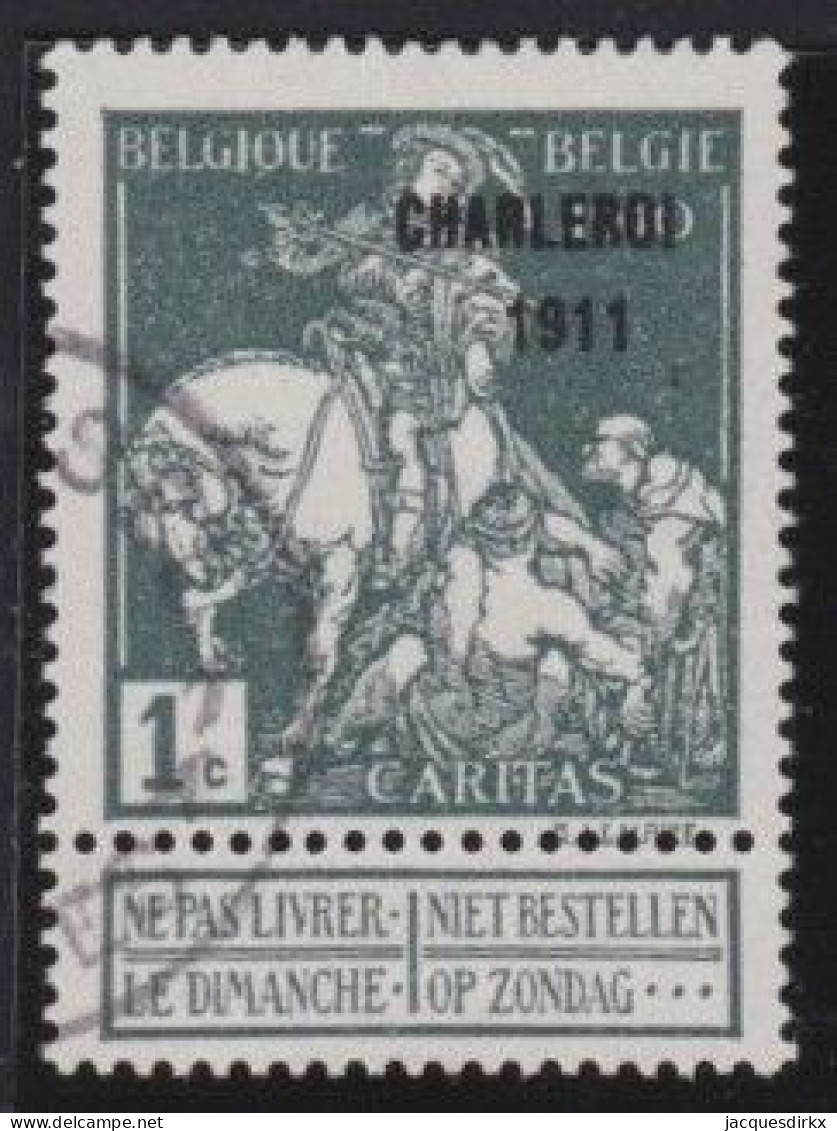 Belgie  .   OBP    .    101   .     O       .   Gestempeld     .   /   .   Oblitéré - 1910-1911 Caritas