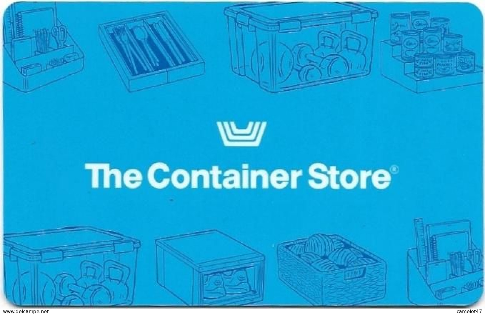 The Container Store,  U.S.A., Carte Cadeau Pour Collection, Sans Valeur # Containerstore-7 - Gift And Loyalty Cards