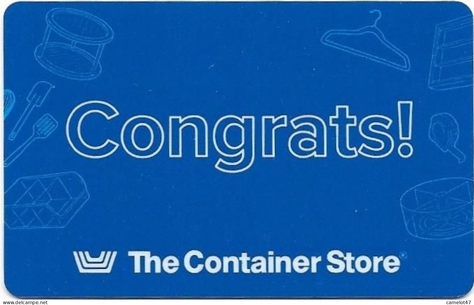 The Container Store,  U.S.A., Carte Cadeau Pour Collection, Sans Valeur # Containerstore-8 - Gift And Loyalty Cards