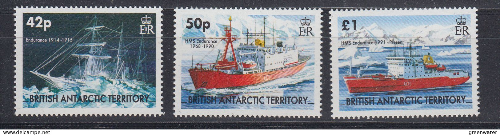 British Antarctic Territory (BAT) 2005 HMS Endurance 3v ** Mnh (ZO201) - Neufs