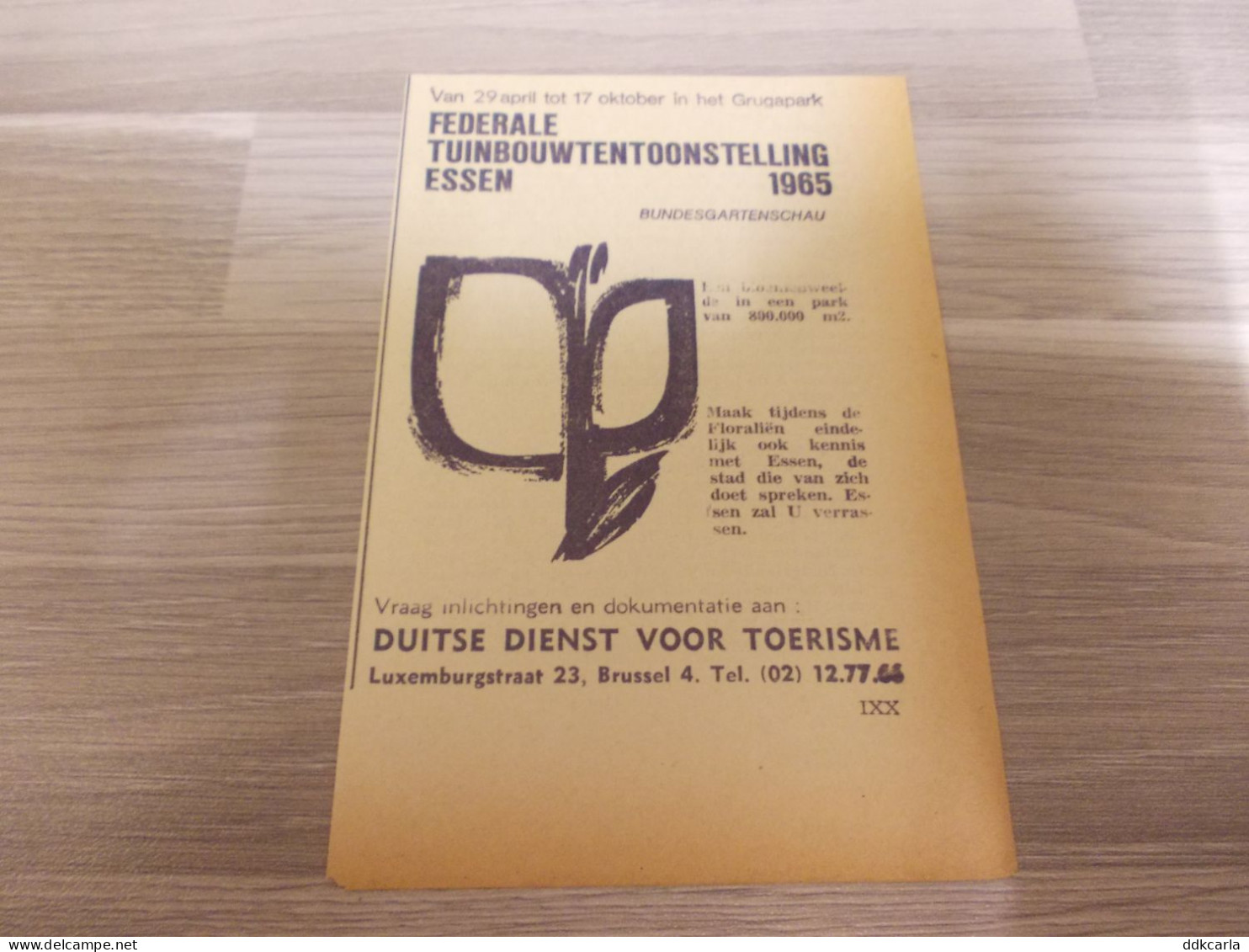 Reclame Advertentie Uit Oud Tijdschrift 1964 - Bundesgartenschau 1965 In Essen - Pubblicitari