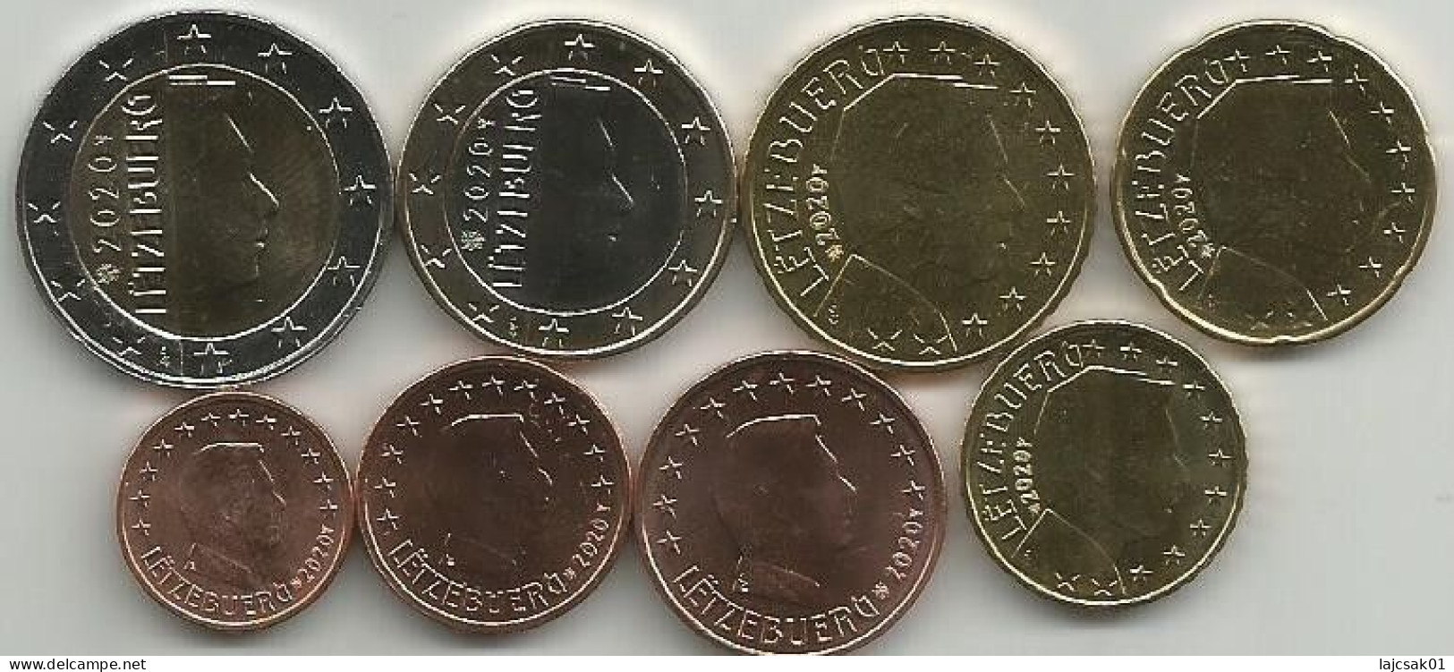 Luxembourg 2020. Euro Coins Set,high Grade - Lussemburgo