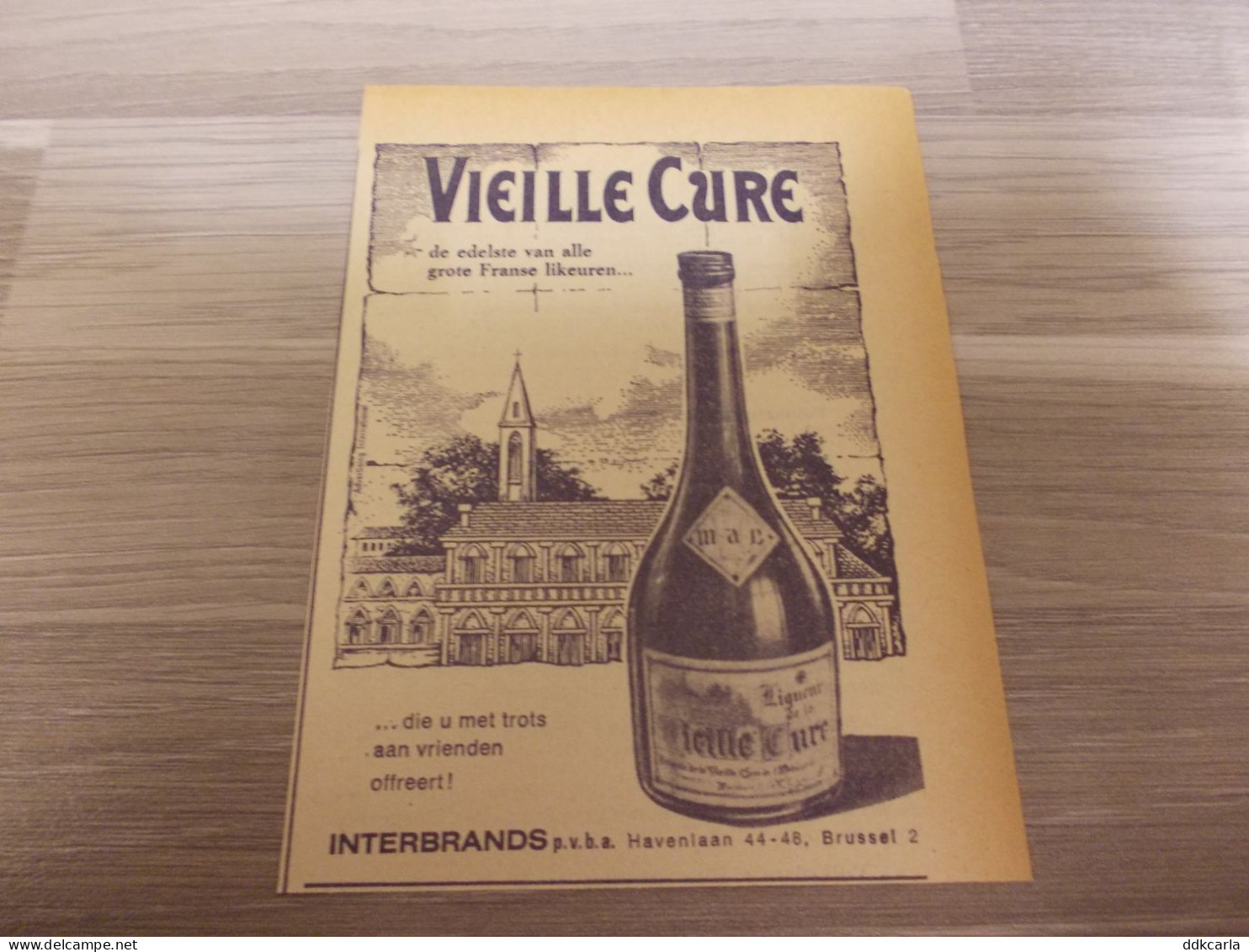 Reclame Advertentie Uit Oud Tijdschrift 1964 - Liqueur De La Vieille Cure - Pubblicitari