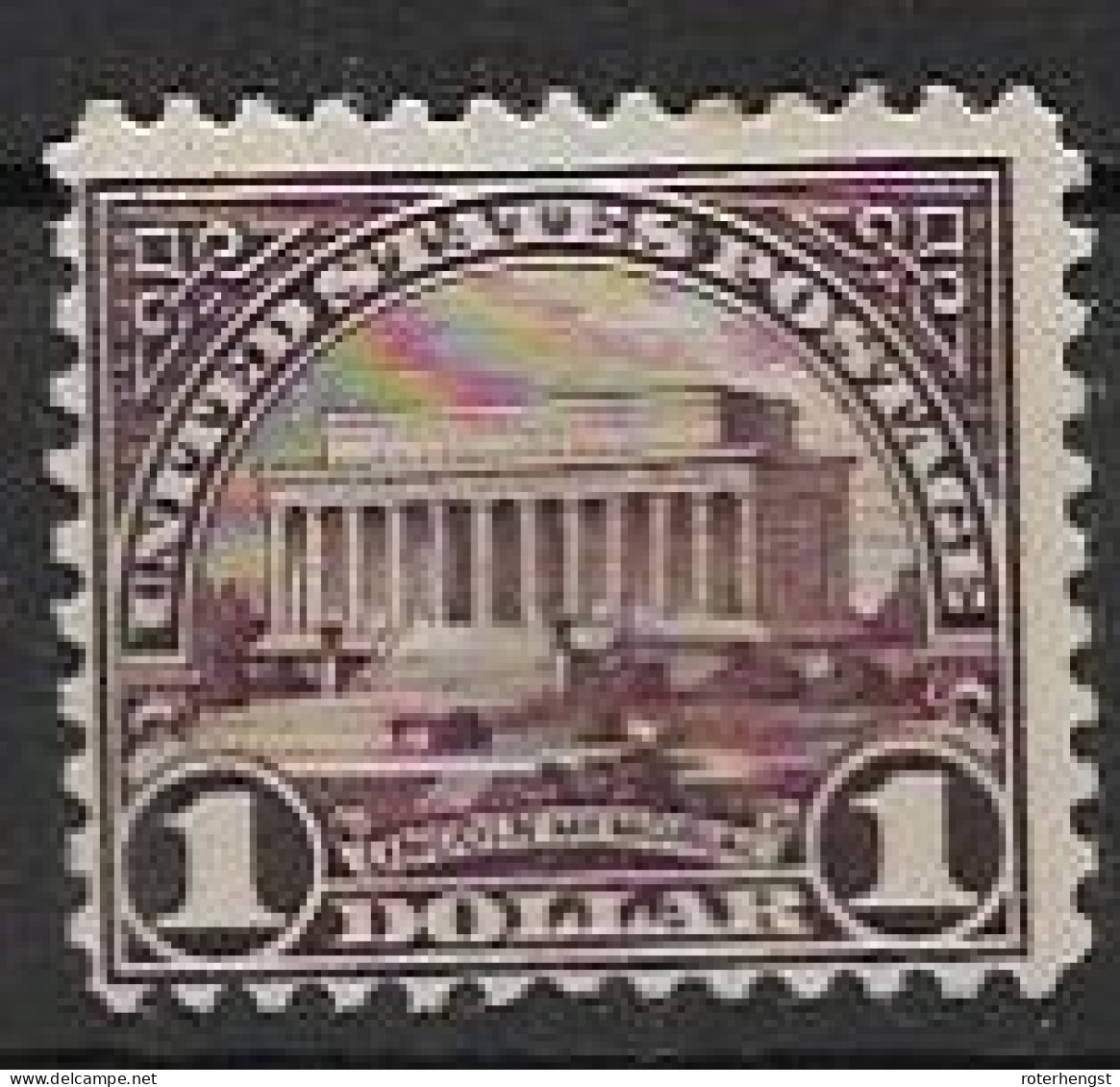 USA 1923 Mnh ** 50 Euros But Some Glazed Gum Around Vertical Middle Line  (counted As Mlh *) - Ungebraucht